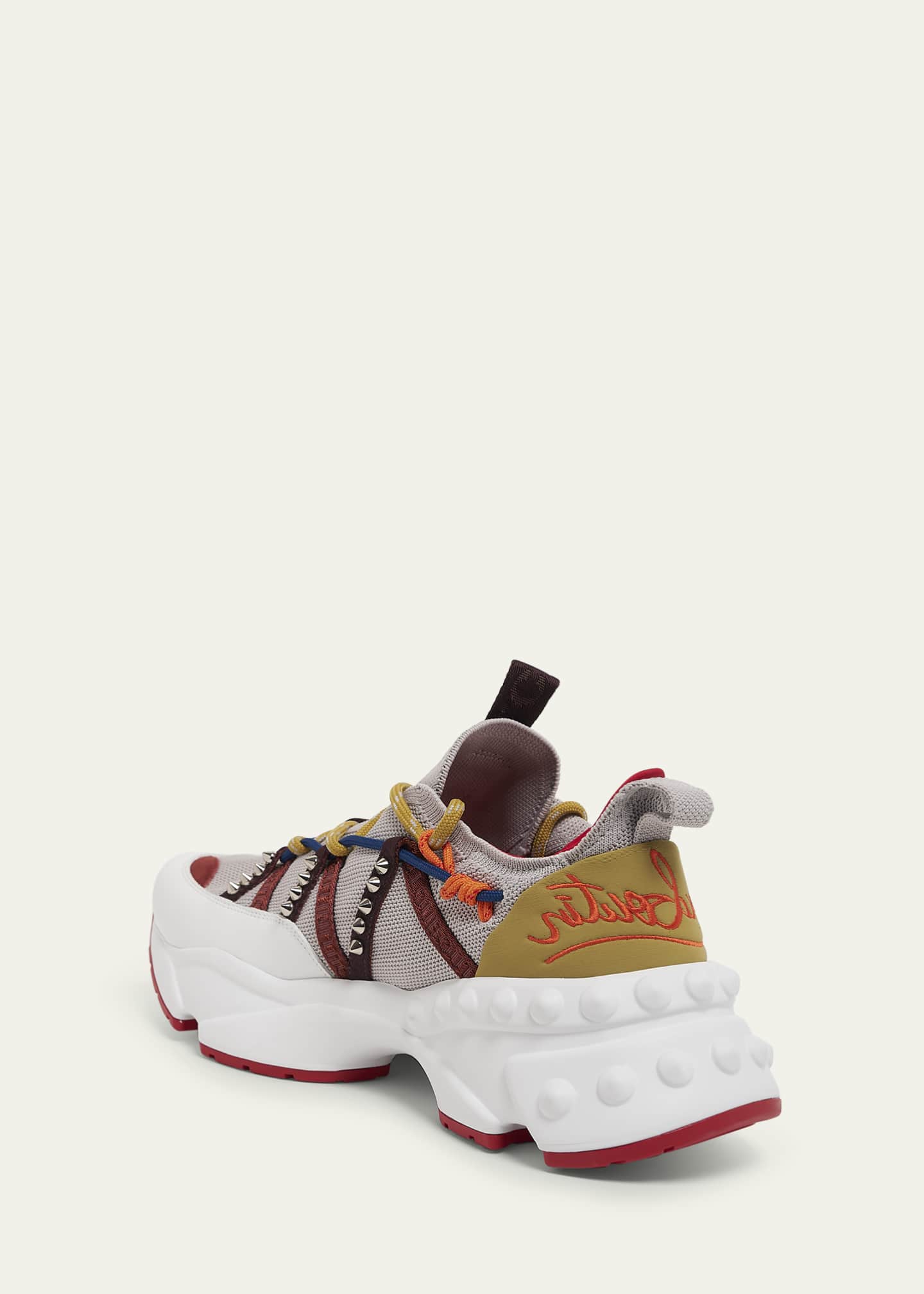 Christian Louboutin Men's Trailnrun Runner Sneakers Image 4 of 6