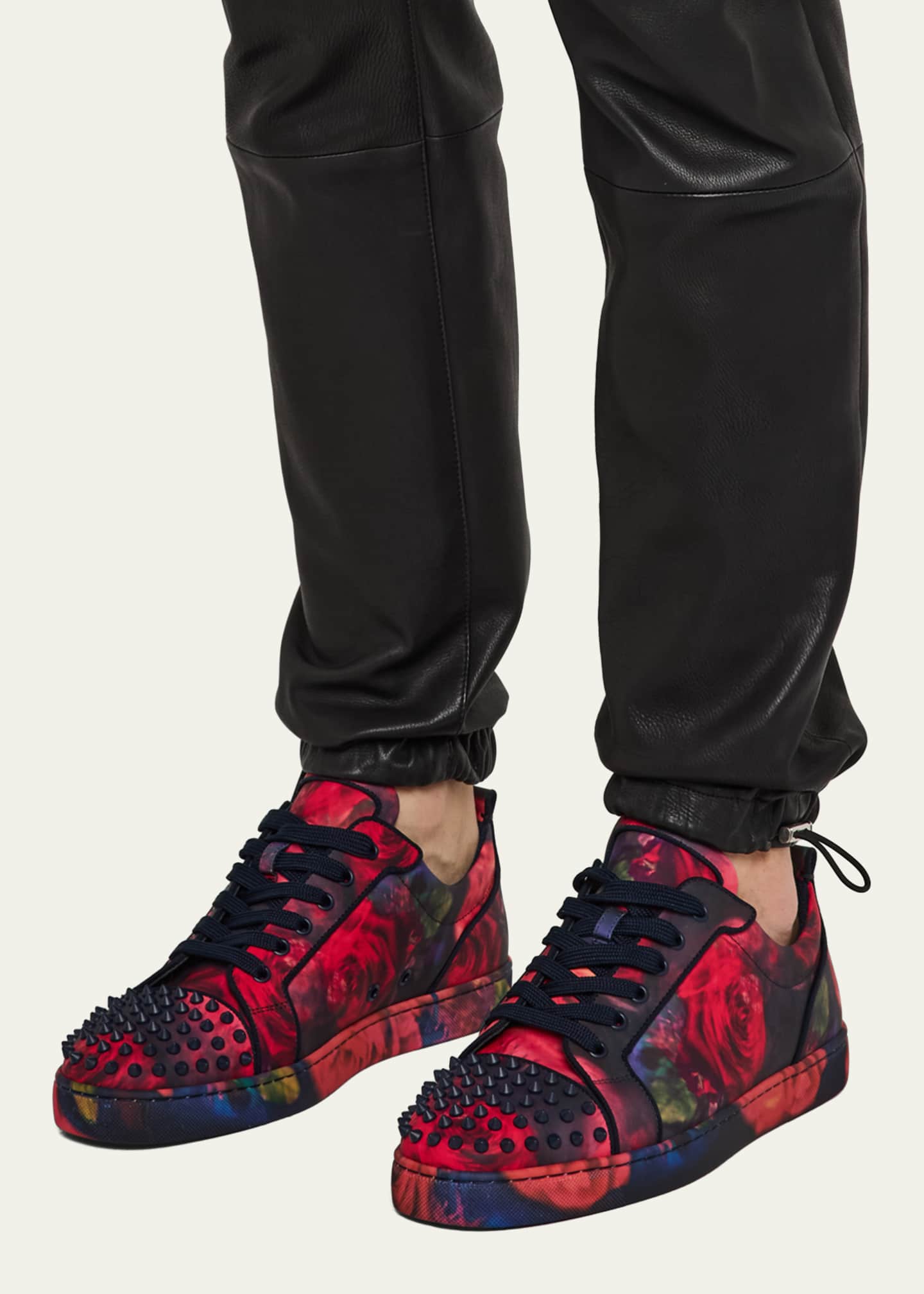 Christian Louboutin Men's Louis Junior Roses Loafers Image 2 of 6
