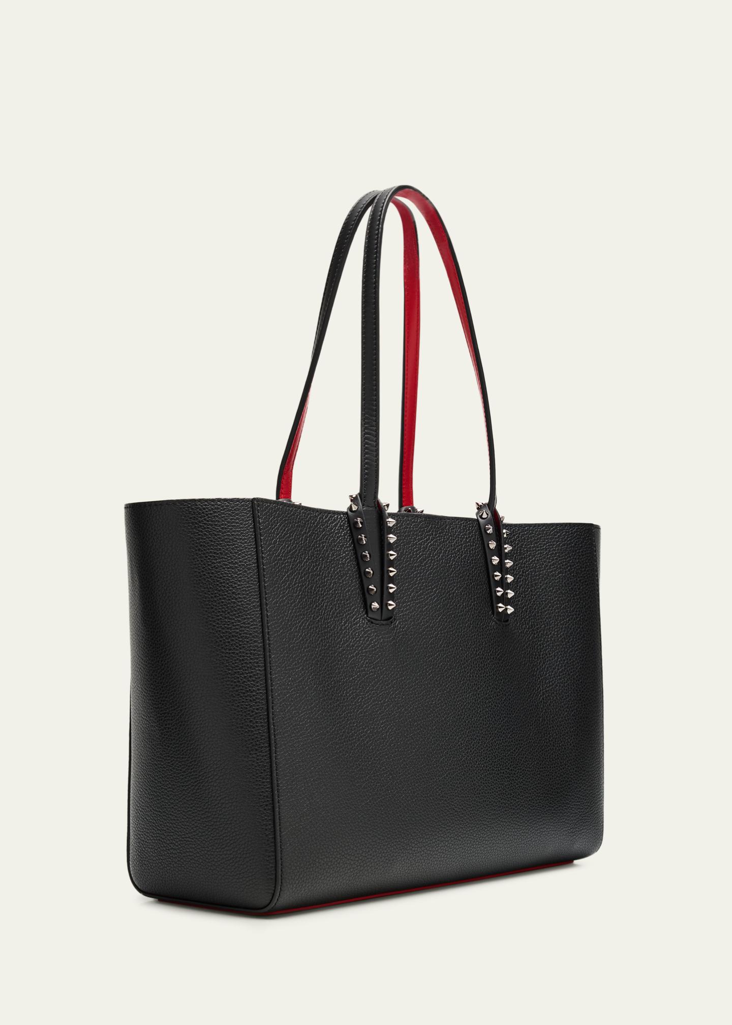 Christian Louboutin Cabata Soft Small Tote Bag in Grained Leather 
