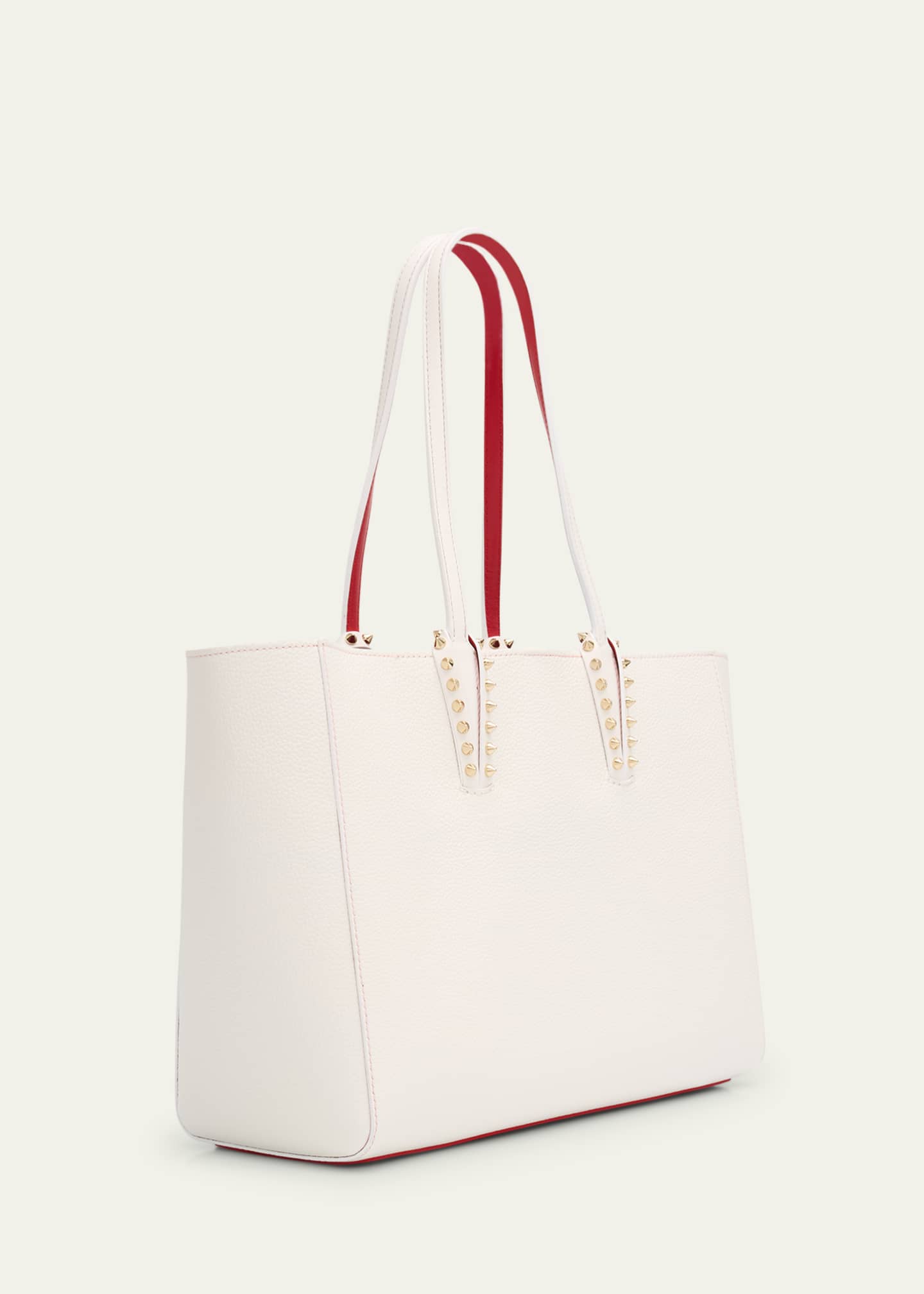 Christian Louboutin Cabata Soft Small Tote Bag in Grained Leather Image 3 of 6