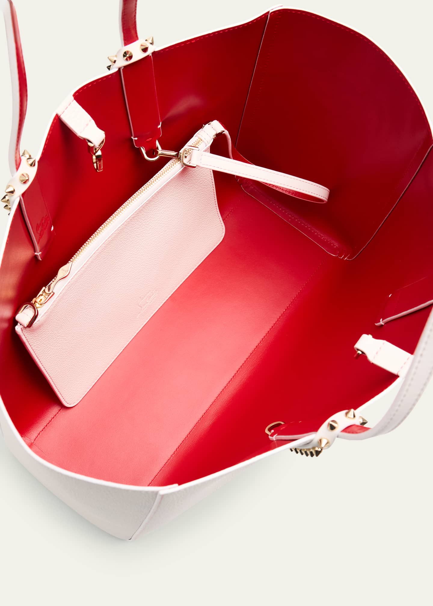 Christian Louboutin Cabata Soft Small Tote Bag in Grained Leather Image 6 of 6
