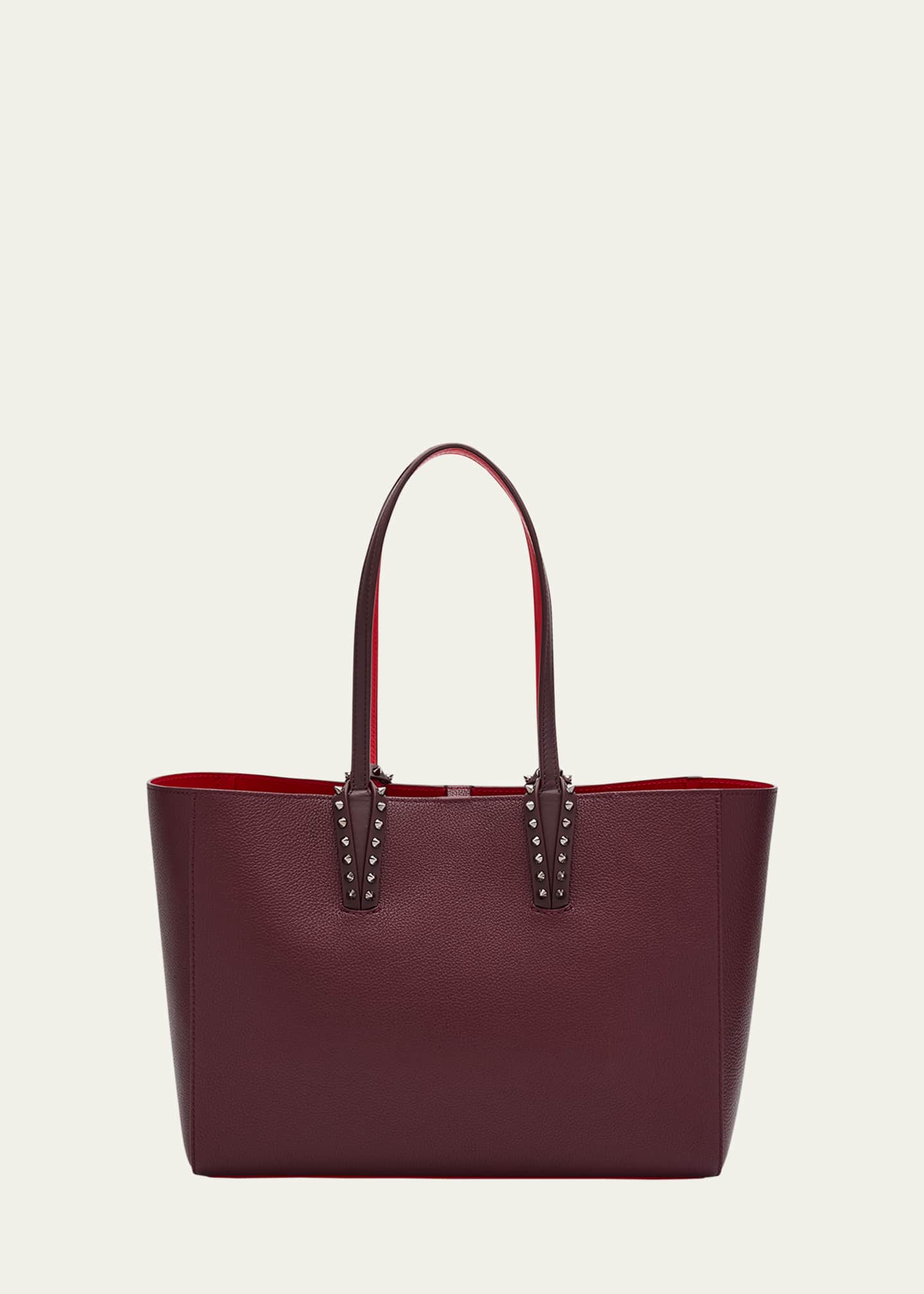 Christian Louboutin Cabata Soft Small Tote Bag in Grained Leather