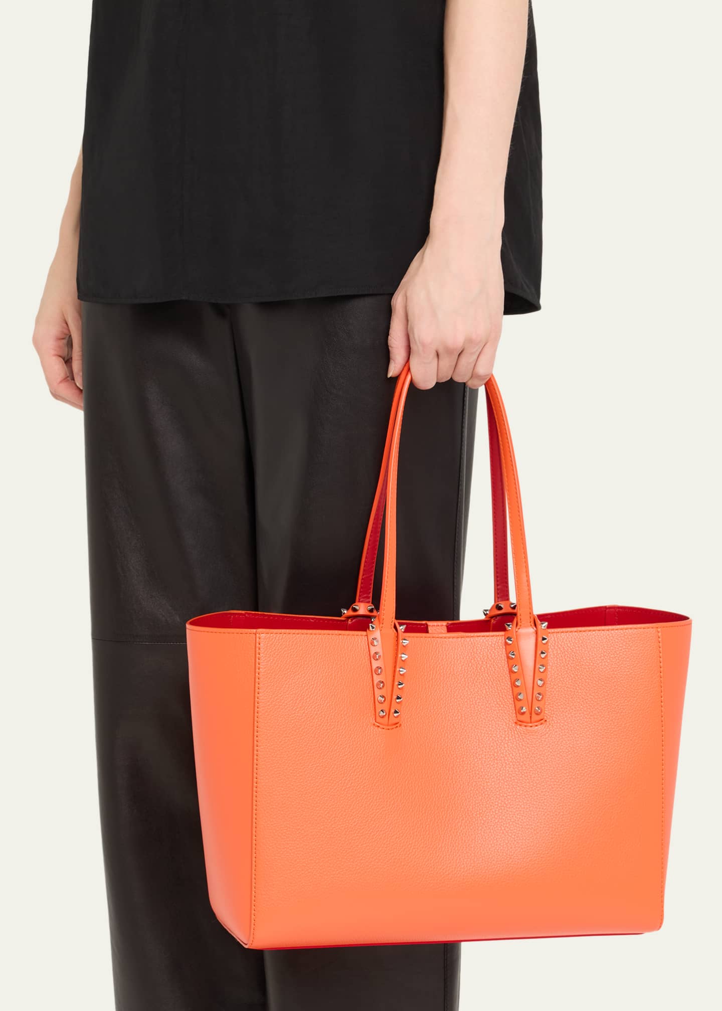Christian Louboutin Cabata Soft Small Tote Bag in Grained
