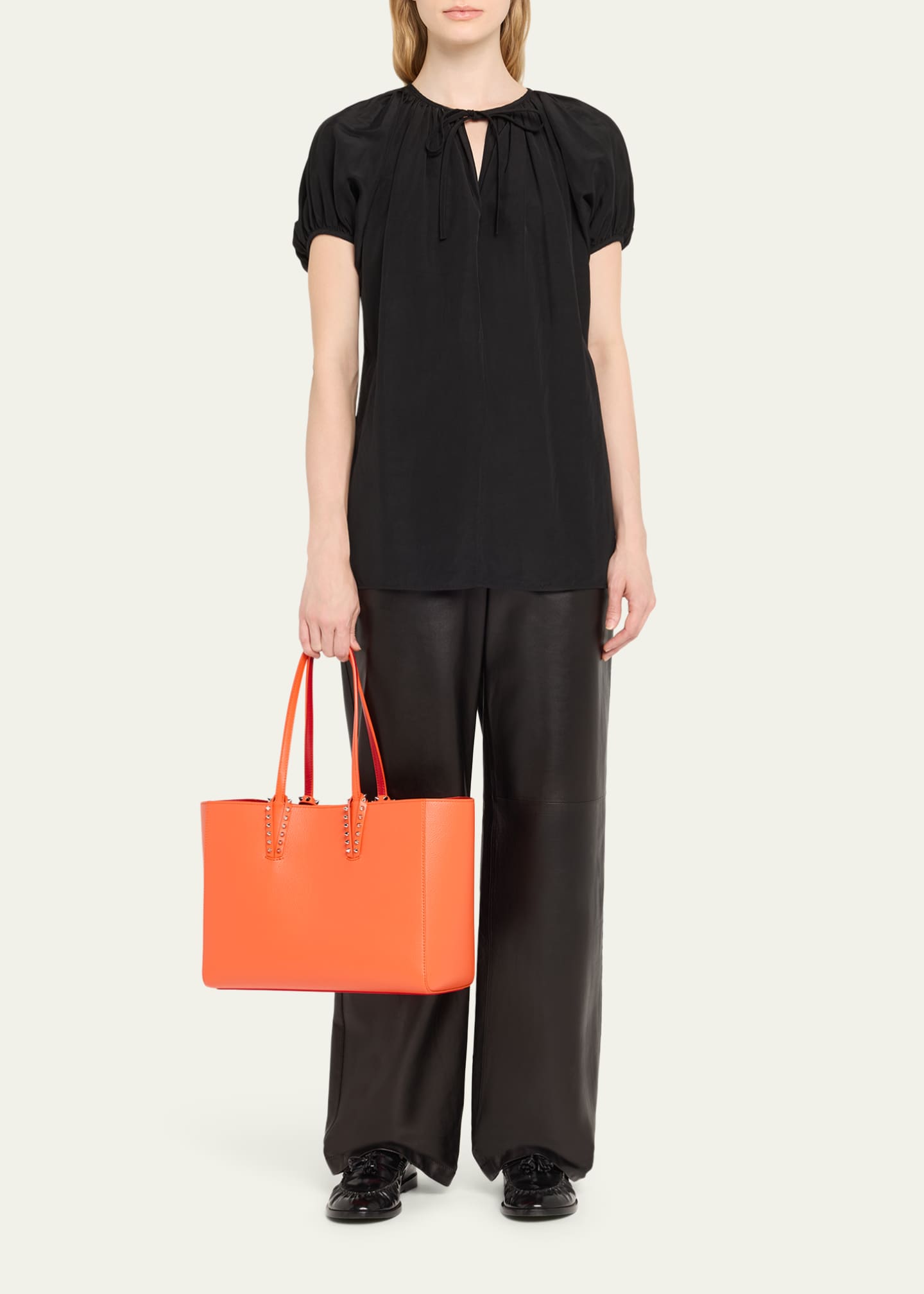 Christian Louboutin Cabata Soft Small Tote Bag in Grained