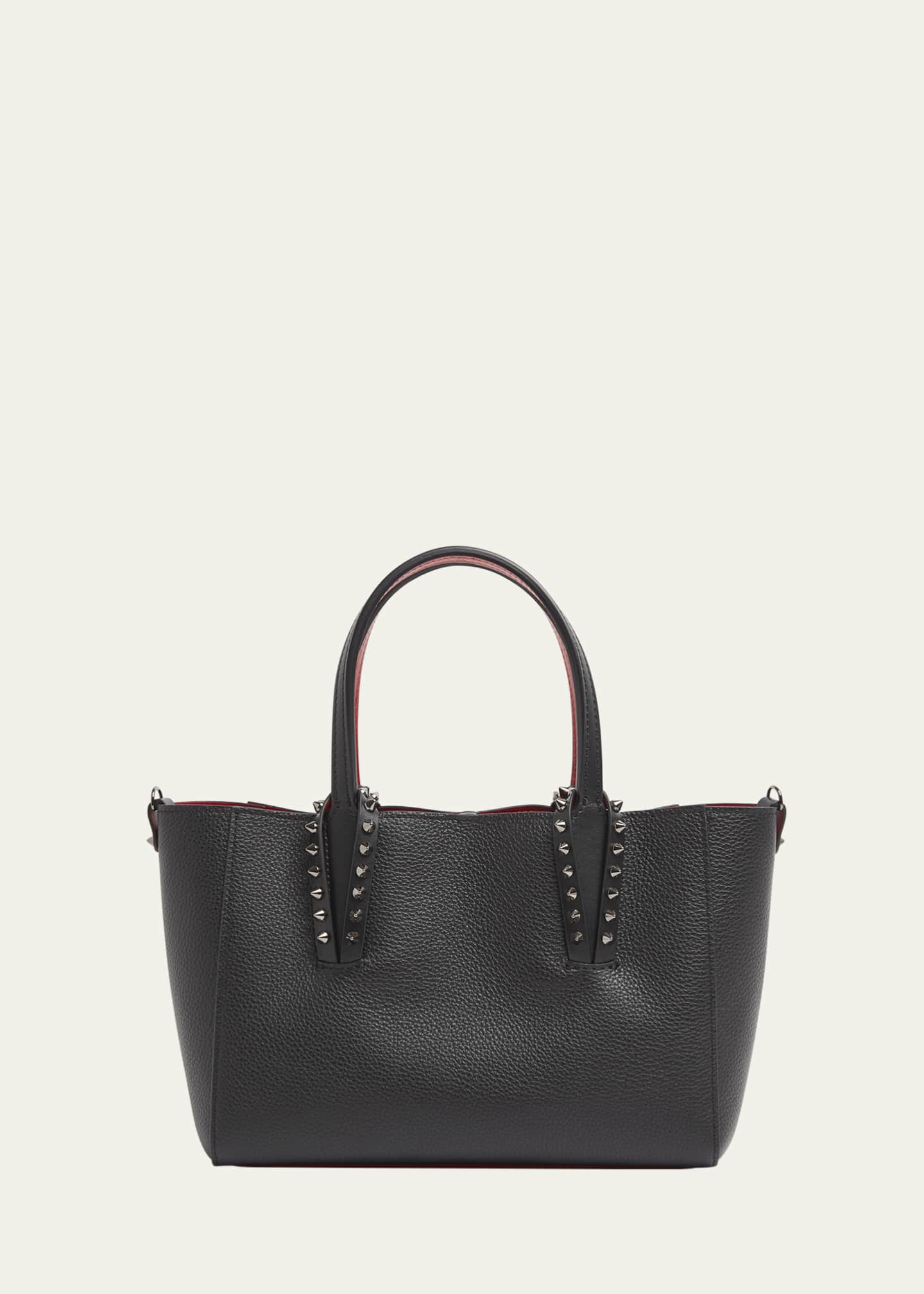 Christian Louboutin Cabata Soft East-West Mini Shoulder Bag in Grained Leather Image 1 of 3