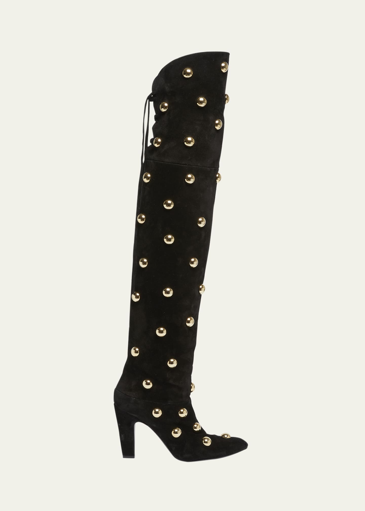 Chloe Eve Suede Stud Over-The-Knee Boots Image 1 of 3