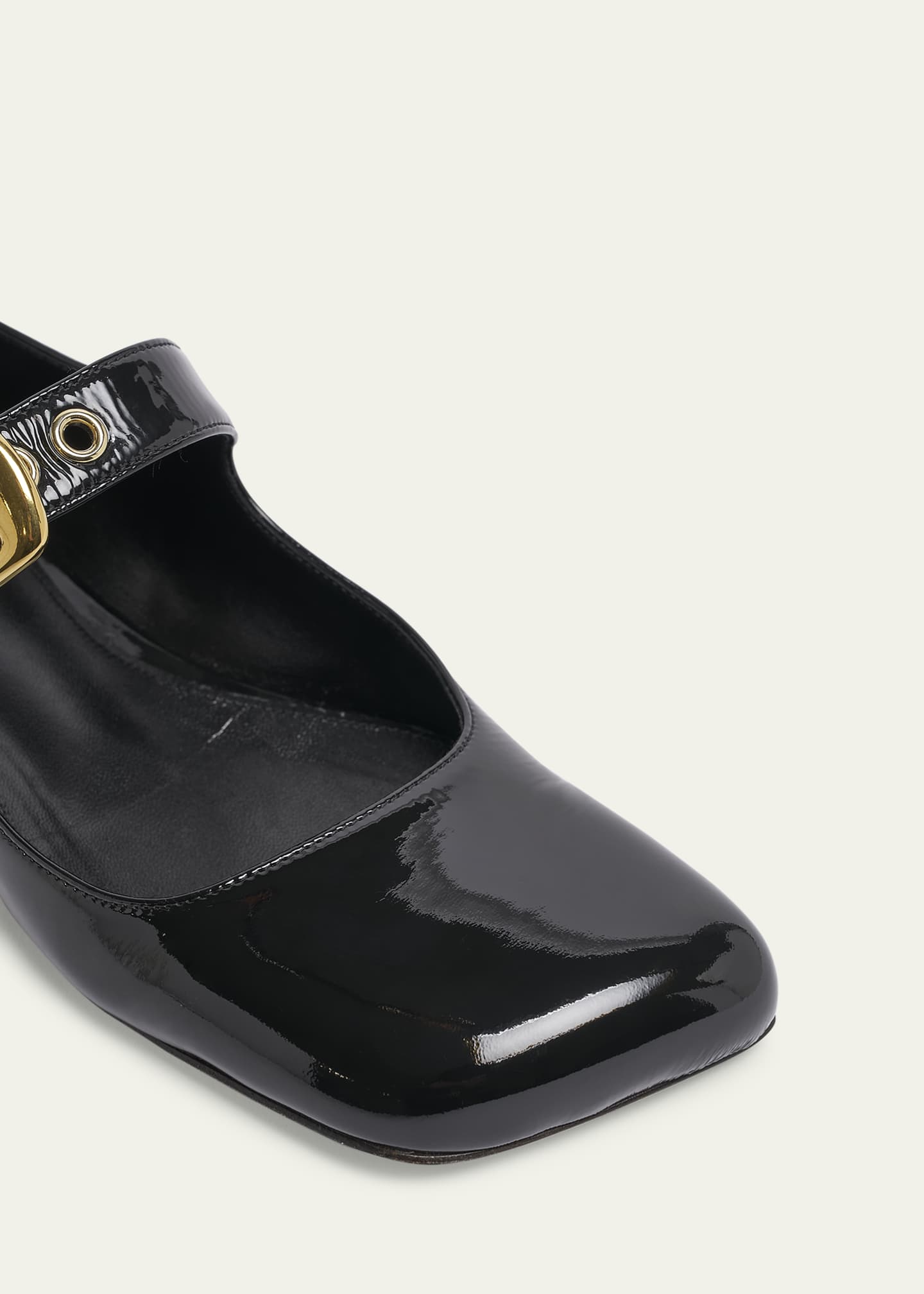 Chloe Polly Patent Mary Jane Ballerina Flats - Bergdorf Goodman
