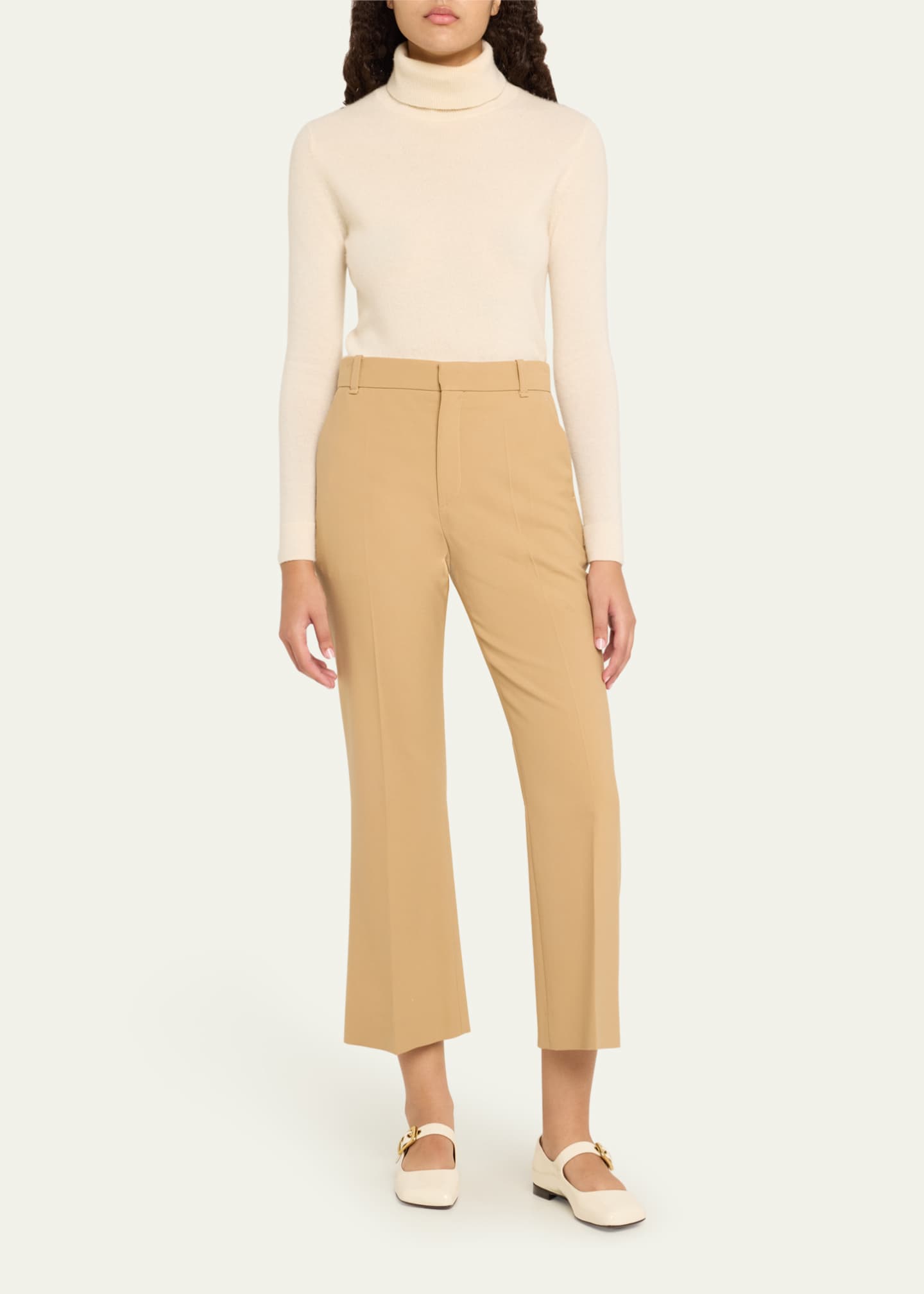 Chloe Polly Patent Mary Jane Ballerina Flats - Bergdorf Goodman