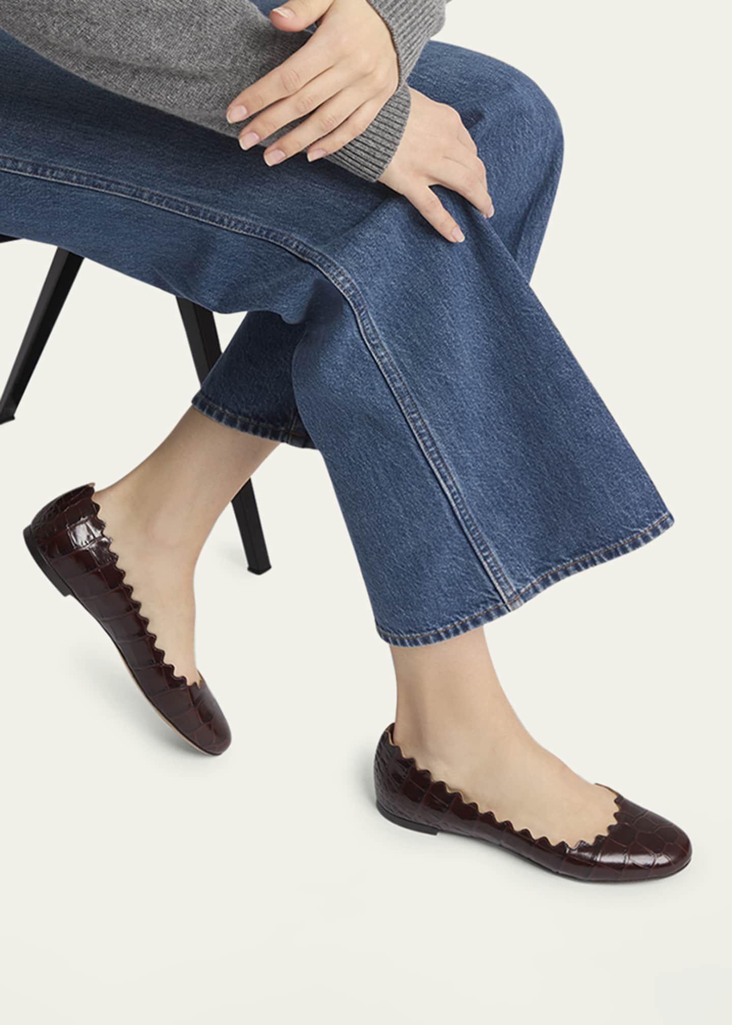 chloe lauren scalloped