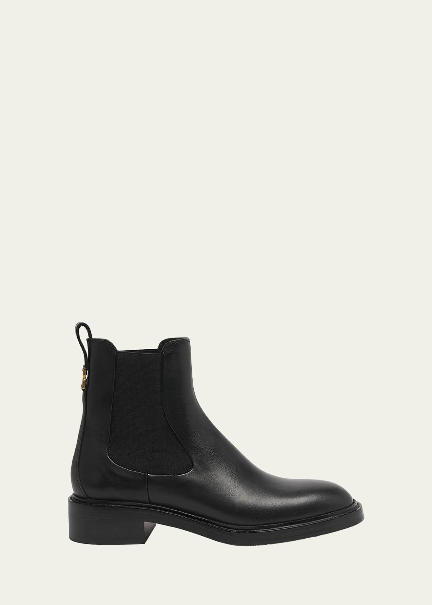 Chloe Marcie Leather Chelsea Ankle Booties Image 1 of 5