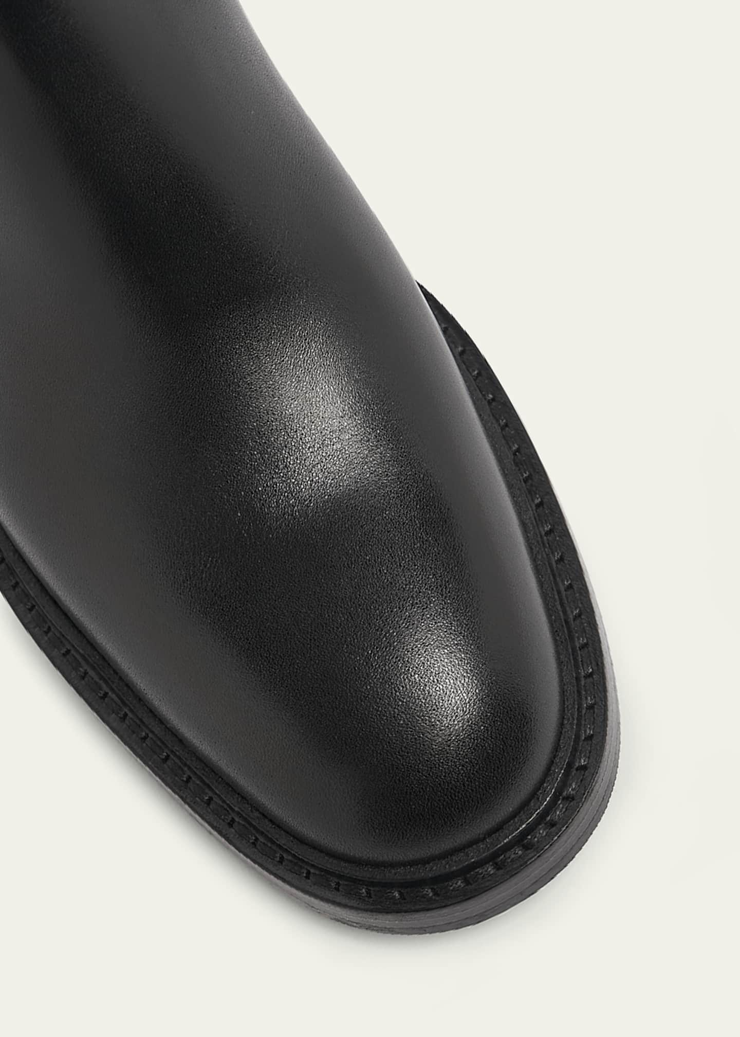 Chloe Marcie Leather Chelsea Ankle Booties Image 4 of 5