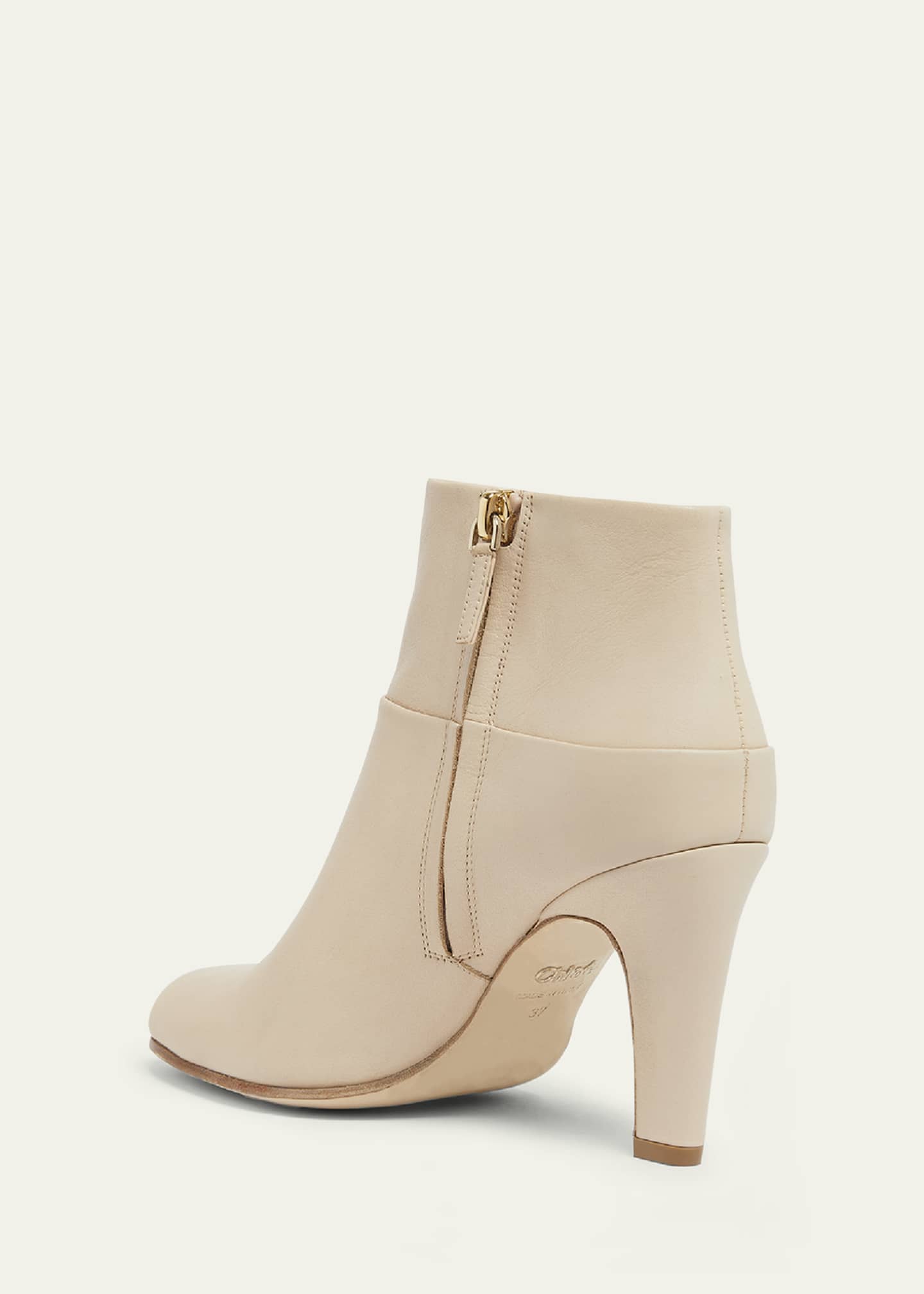 Chloe Eve Leather Zip Ankle Booties Image 3 of 5