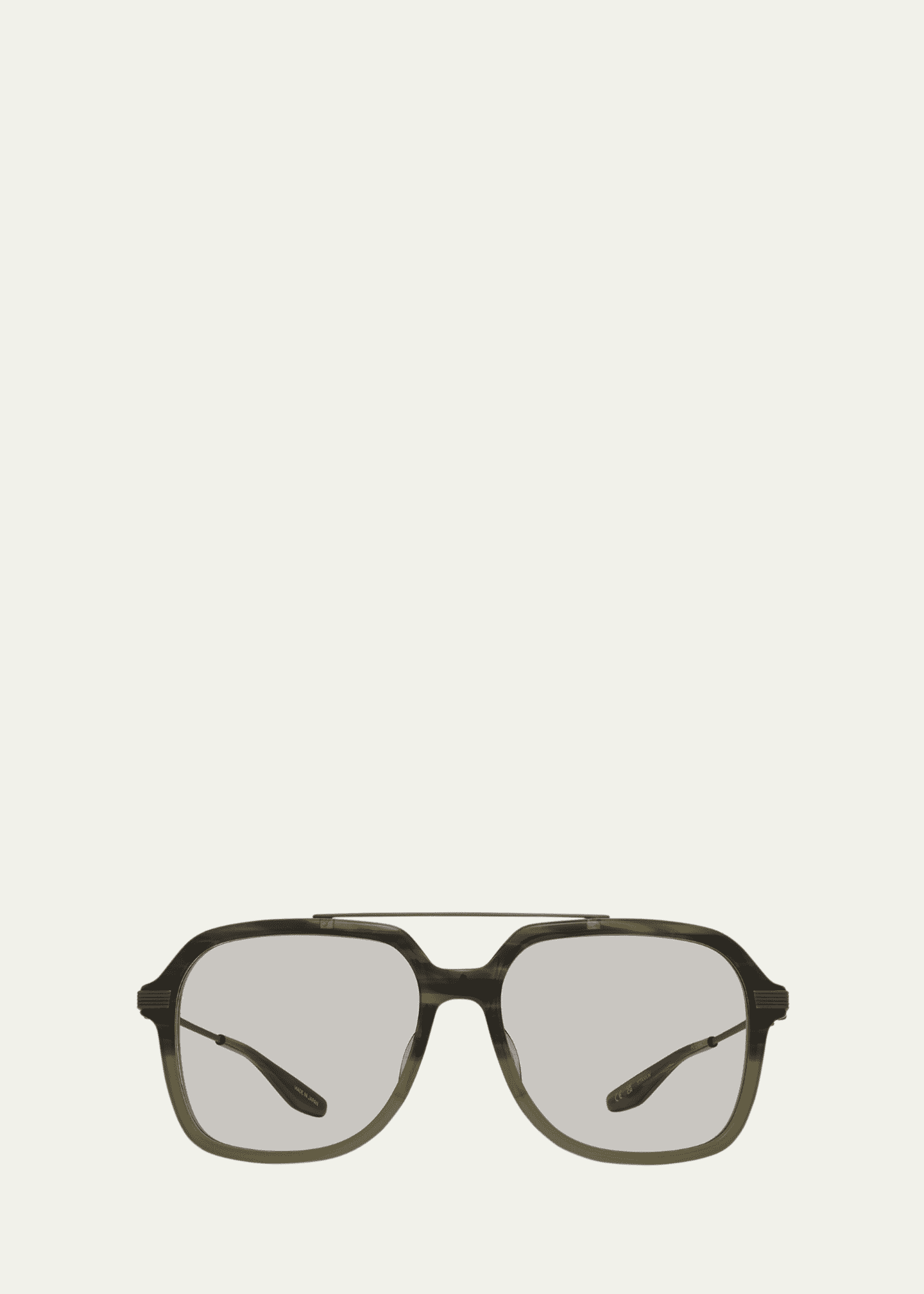 Barton Perreira D.Ellis Plastic & Titanium Aviator Sunglasses