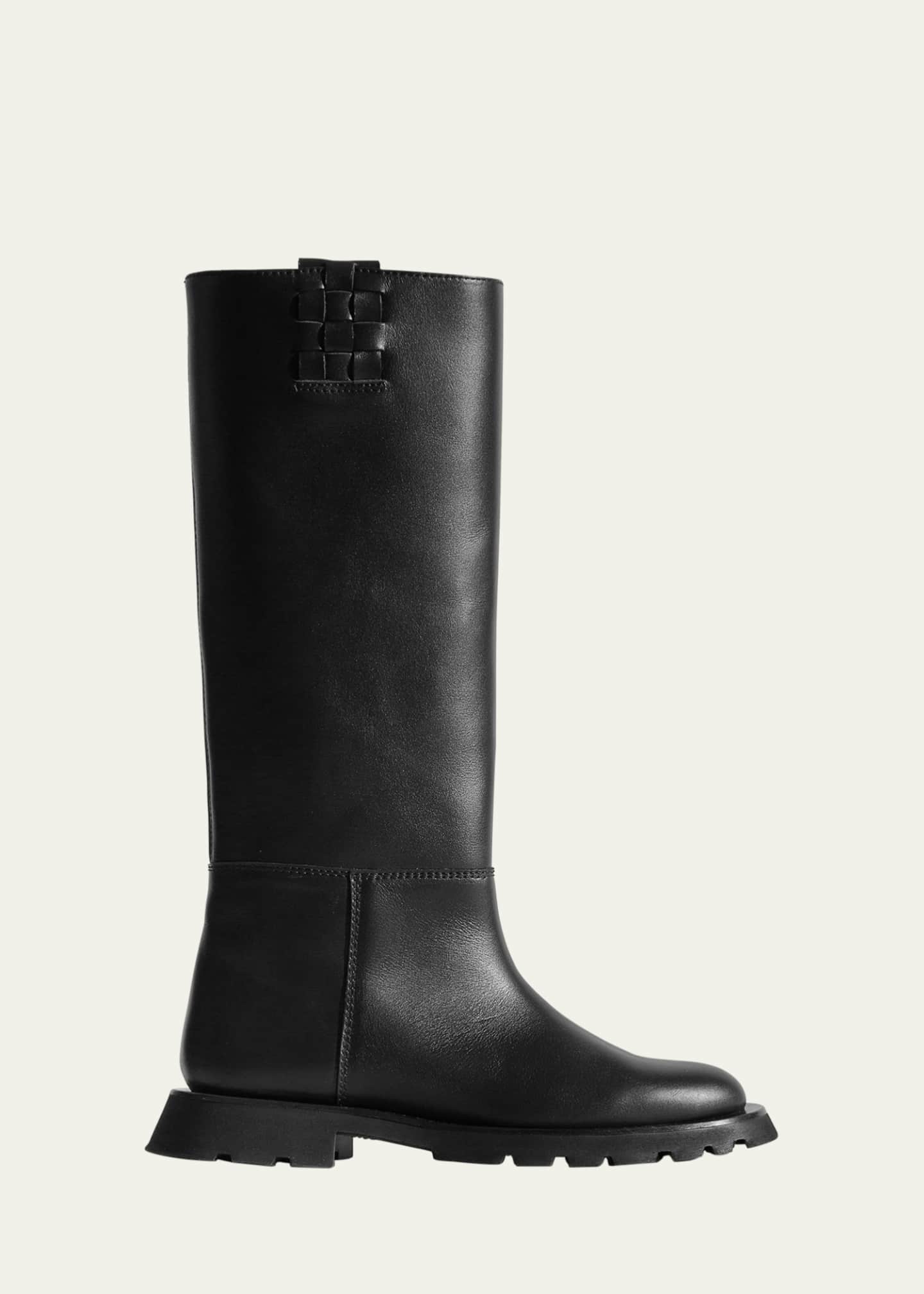 HEREU Anella Leather Tall Riding Boots