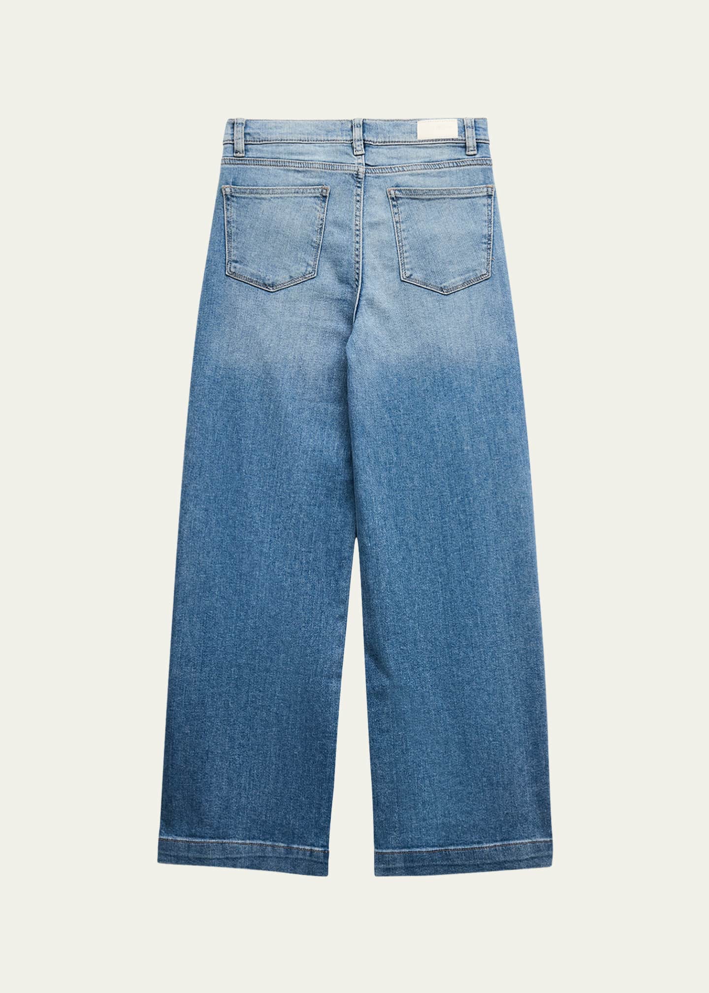 DL1961 Girl's Lily Wide Leg Jeans, Size 7-16 Image 2 of 3