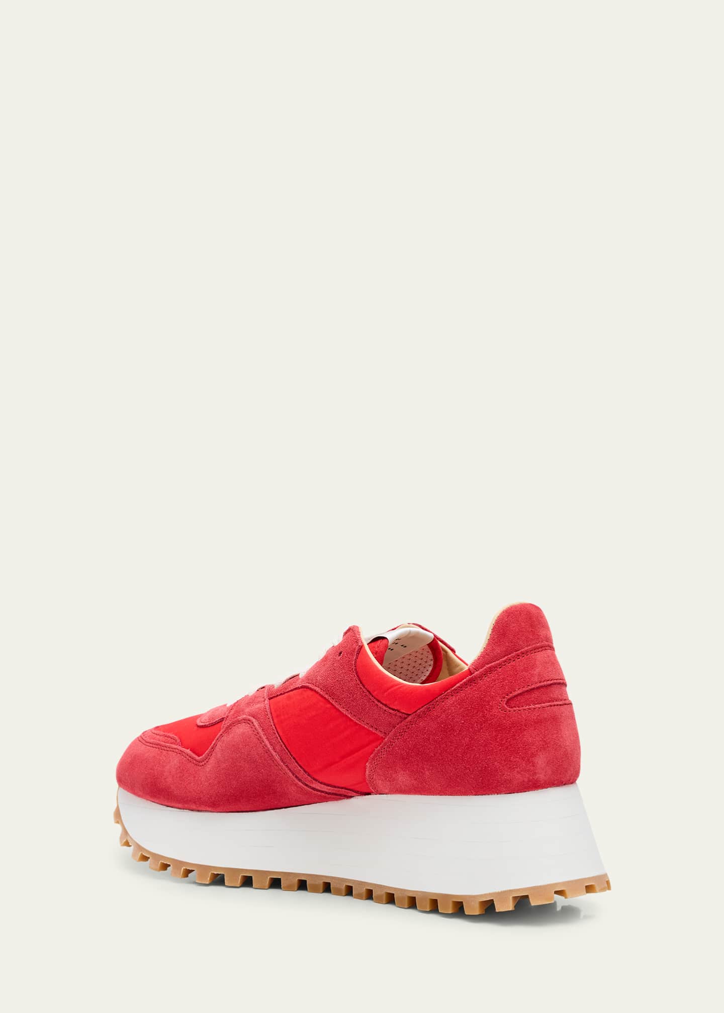 Comme des Garcons Comme des Garcons x Spalwart x Spalwart Suede Platform Runner Sneakers Image 4 of 6