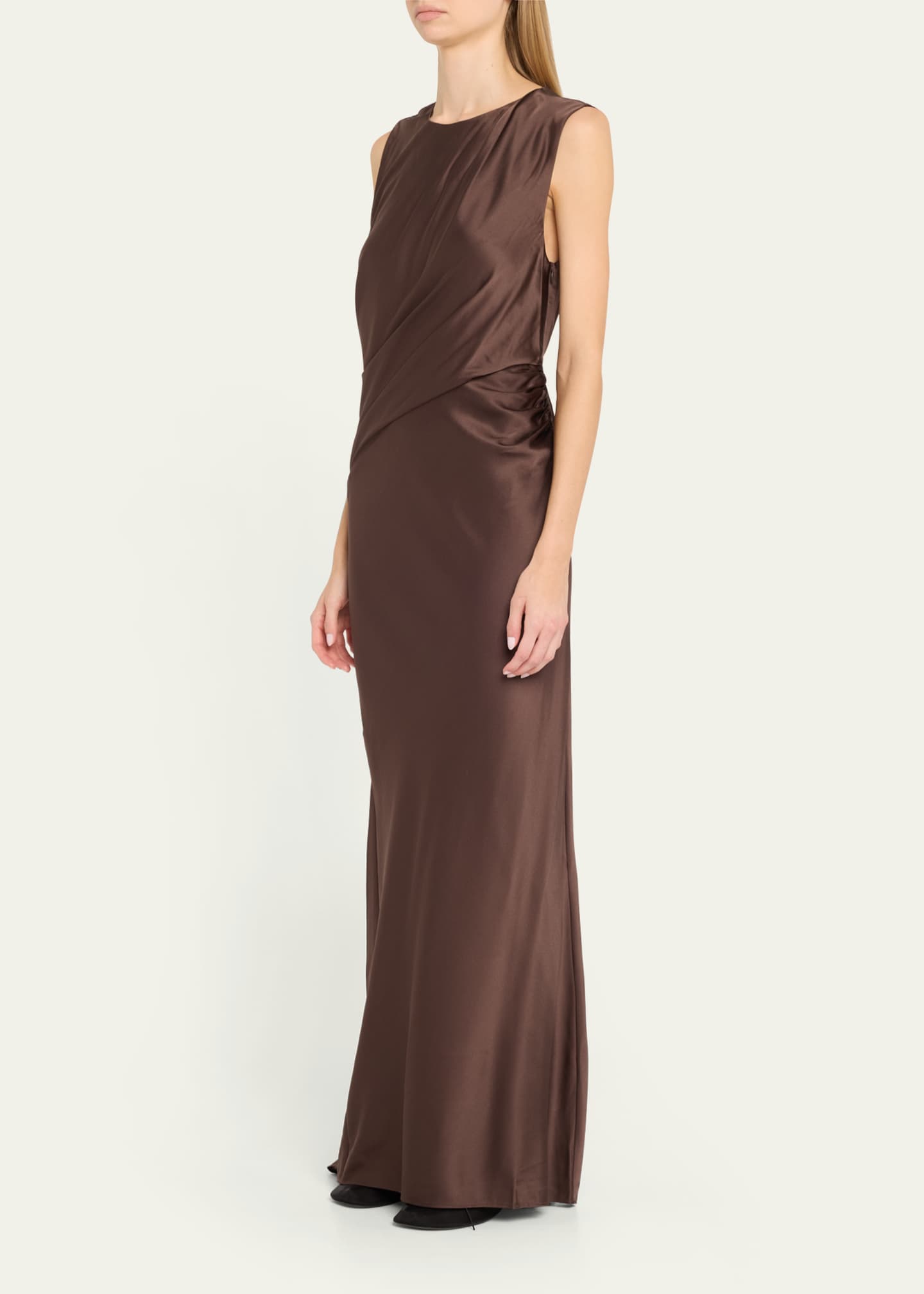 Tove Anwen Draped Silk Dress Image 4 of 5