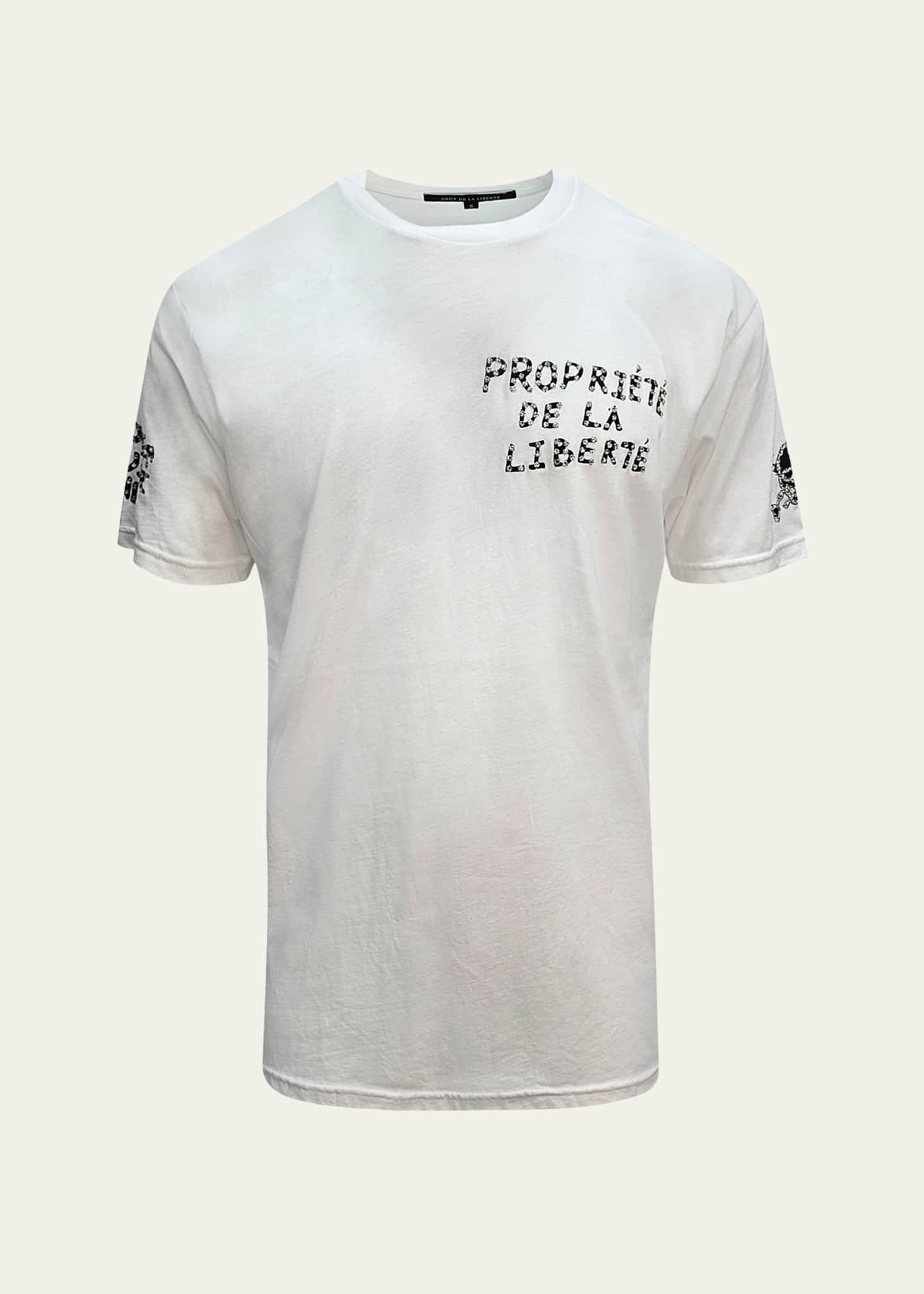 Cout De La Liberte Men's Crystal Propriete Cout de la Liberte T-Shirt