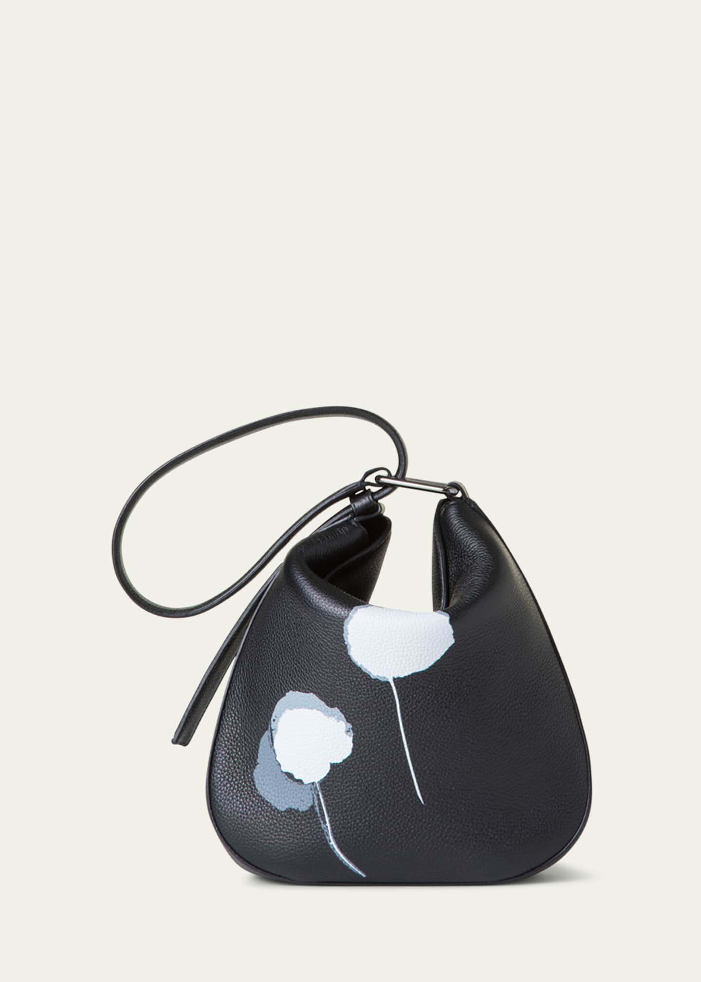 Akris Anna Little Printed Leather Hobo Bag Image 2 of 3