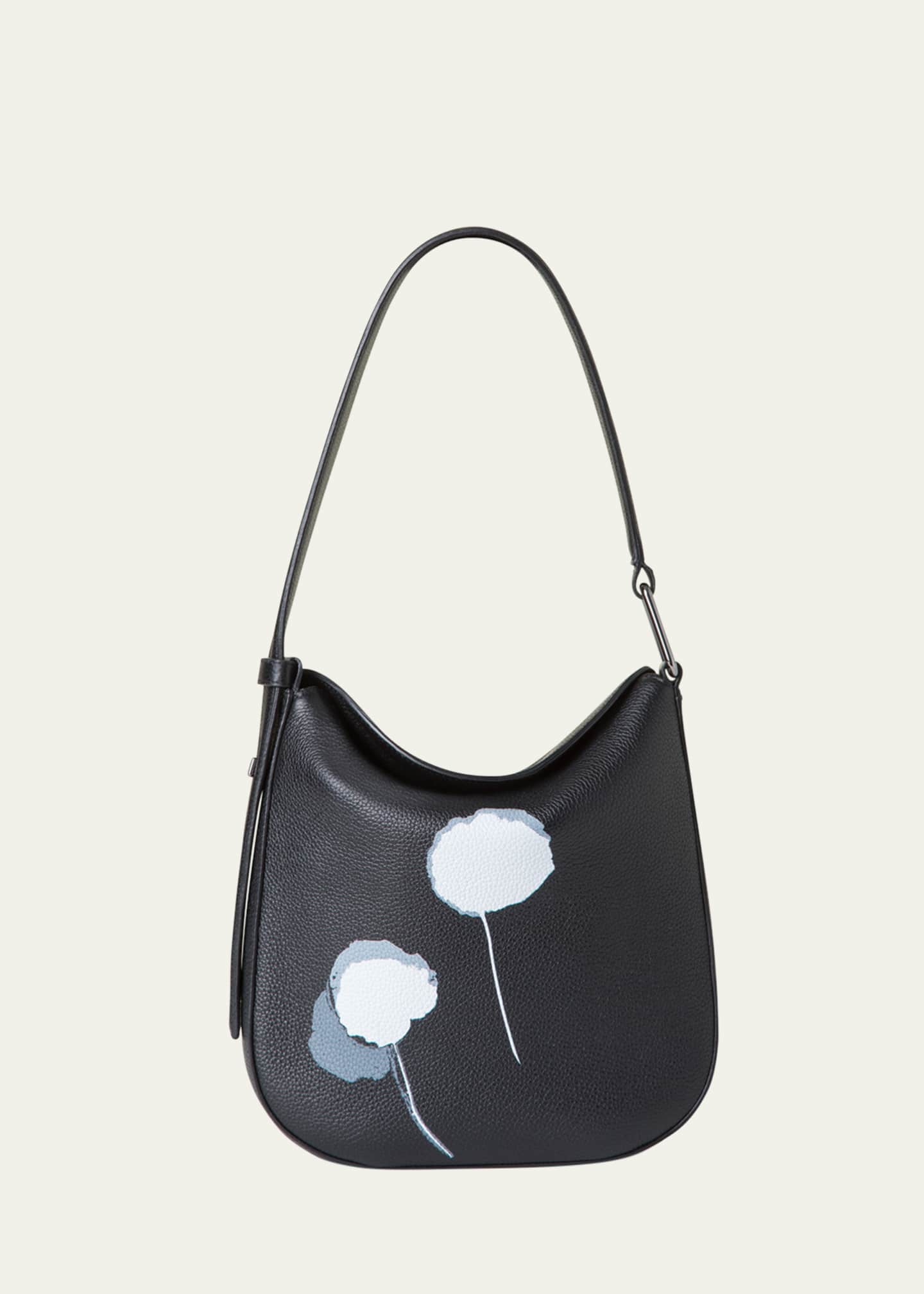 Akris Anna Little Printed Leather Hobo Bag Image 1 of 3