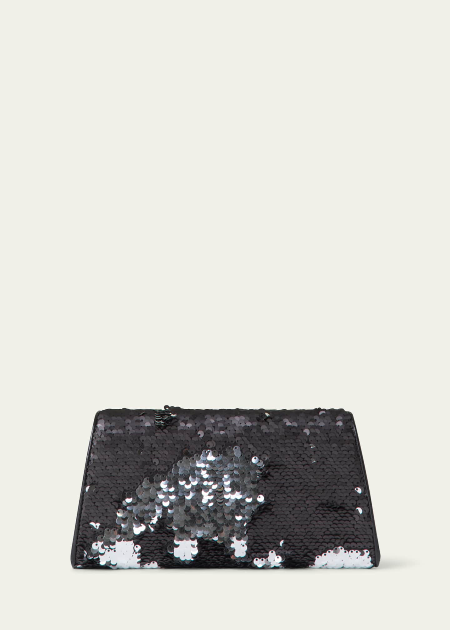 Akris Anouk Mini Sequined Clutch Bag Image 2 of 3