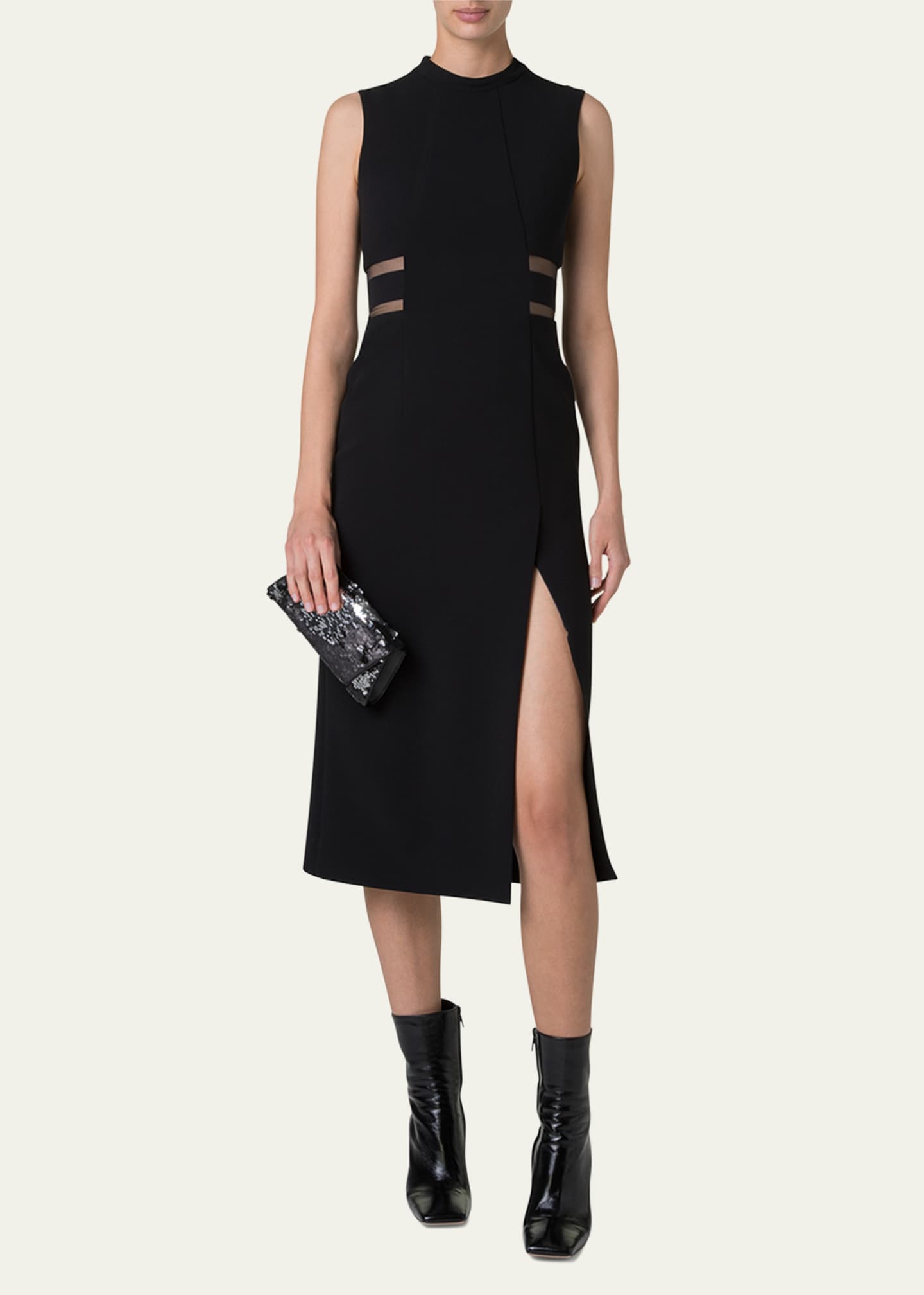 Akris Anouk Mini Sequined Clutch Bag Image 3 of 3