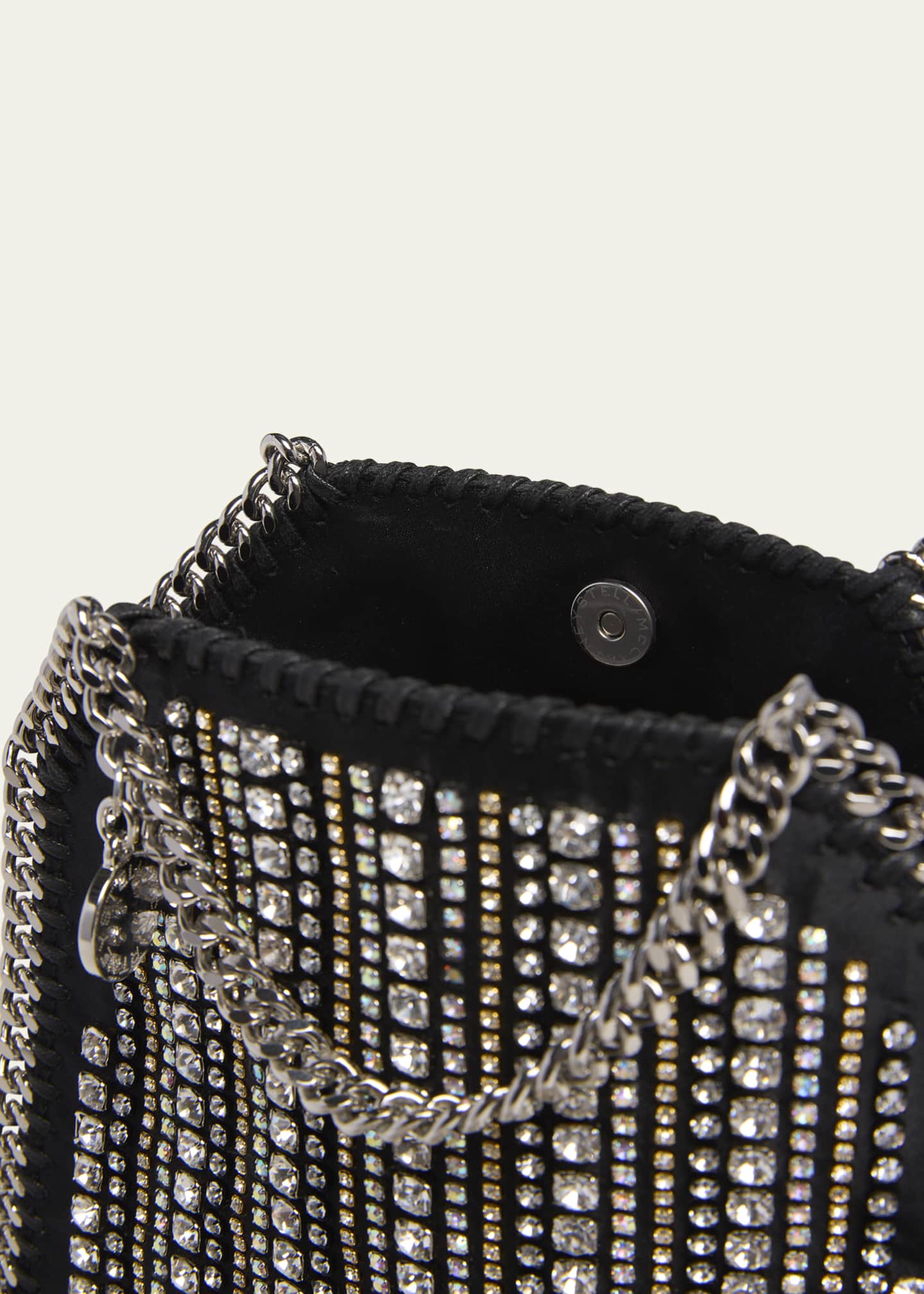 Stella McCartney Limited Edition Falabella Crystal Fringe Tiny Tote Bag Image 4 of 5