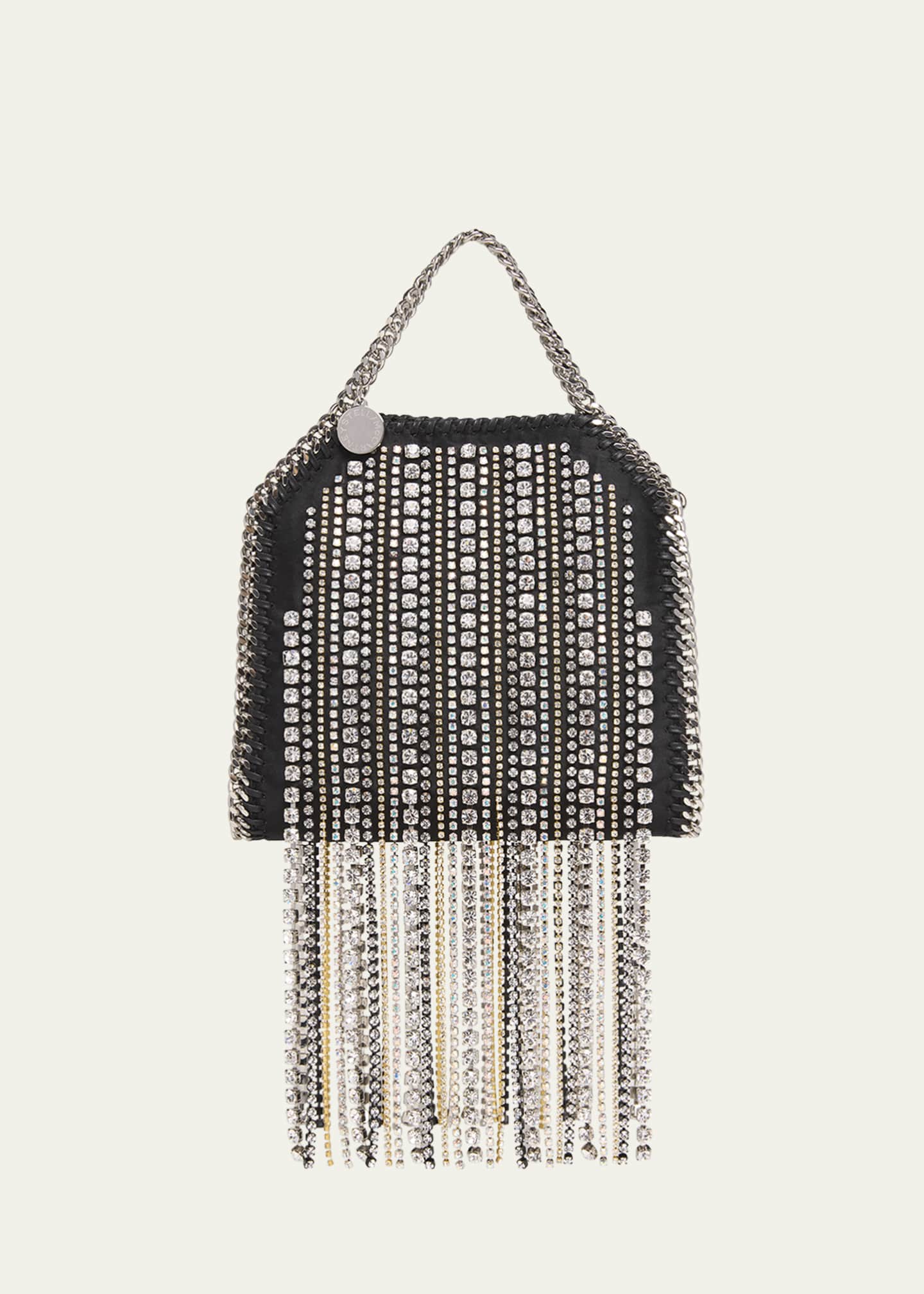 Stella McCartney Limited Edition Falabella Crystal Fringe Tiny Tote Bag Image 1 of 5