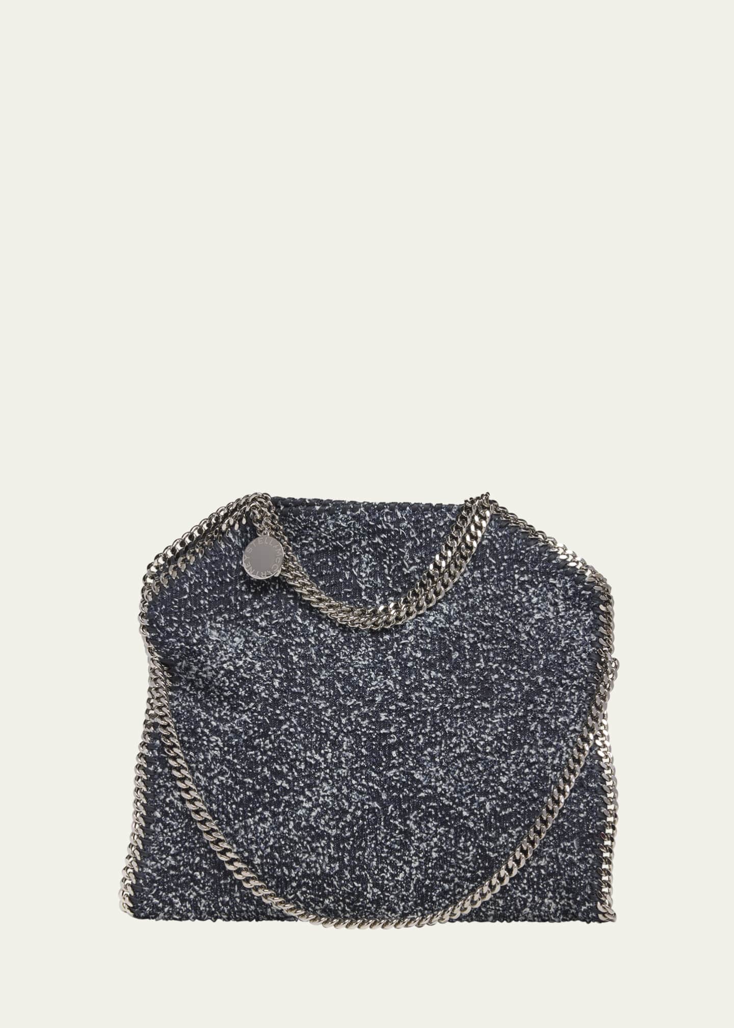 Stella McCartney Falabella Chain Eco Denim Tweed Tote Bag Bergdorf Goodman