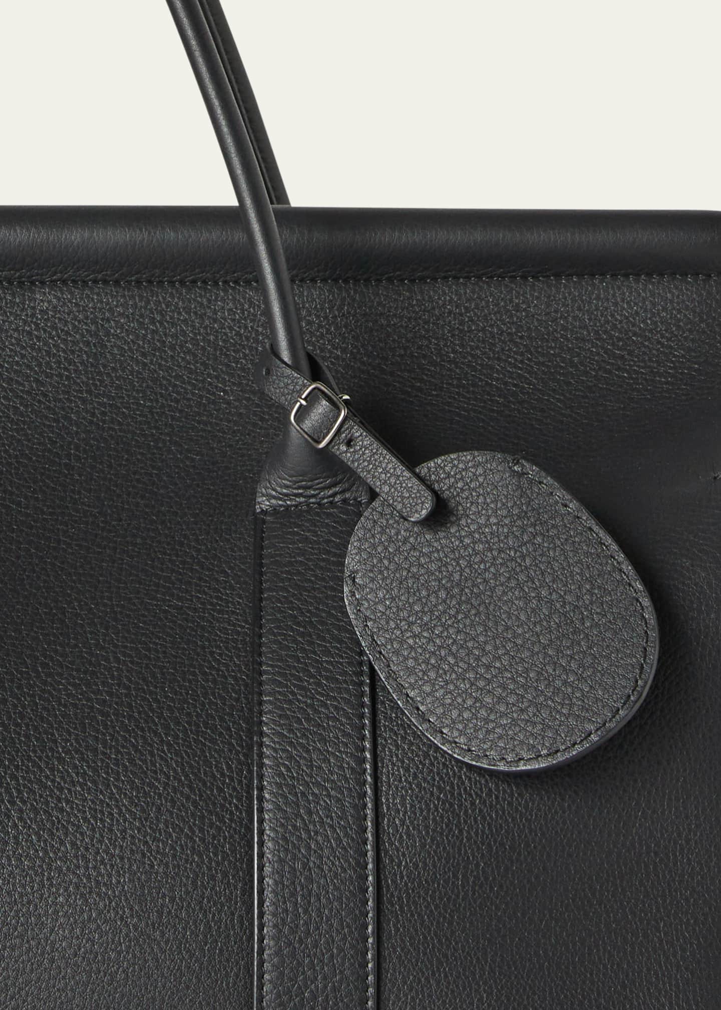 Loro Piana Men's Leather Oval Luggage Tag - Bergdorf Goodman