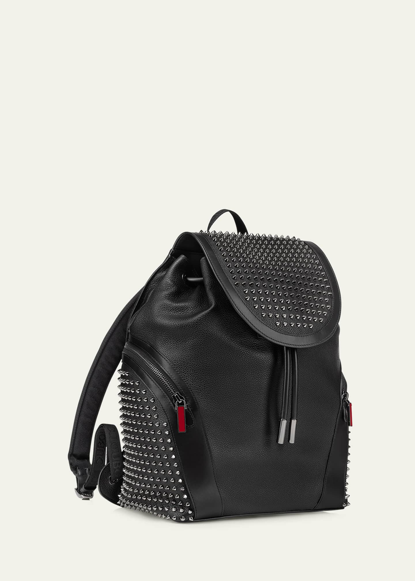 Christian Louboutin Men's Funky Spikes Leather Backpack Image 4 of 4