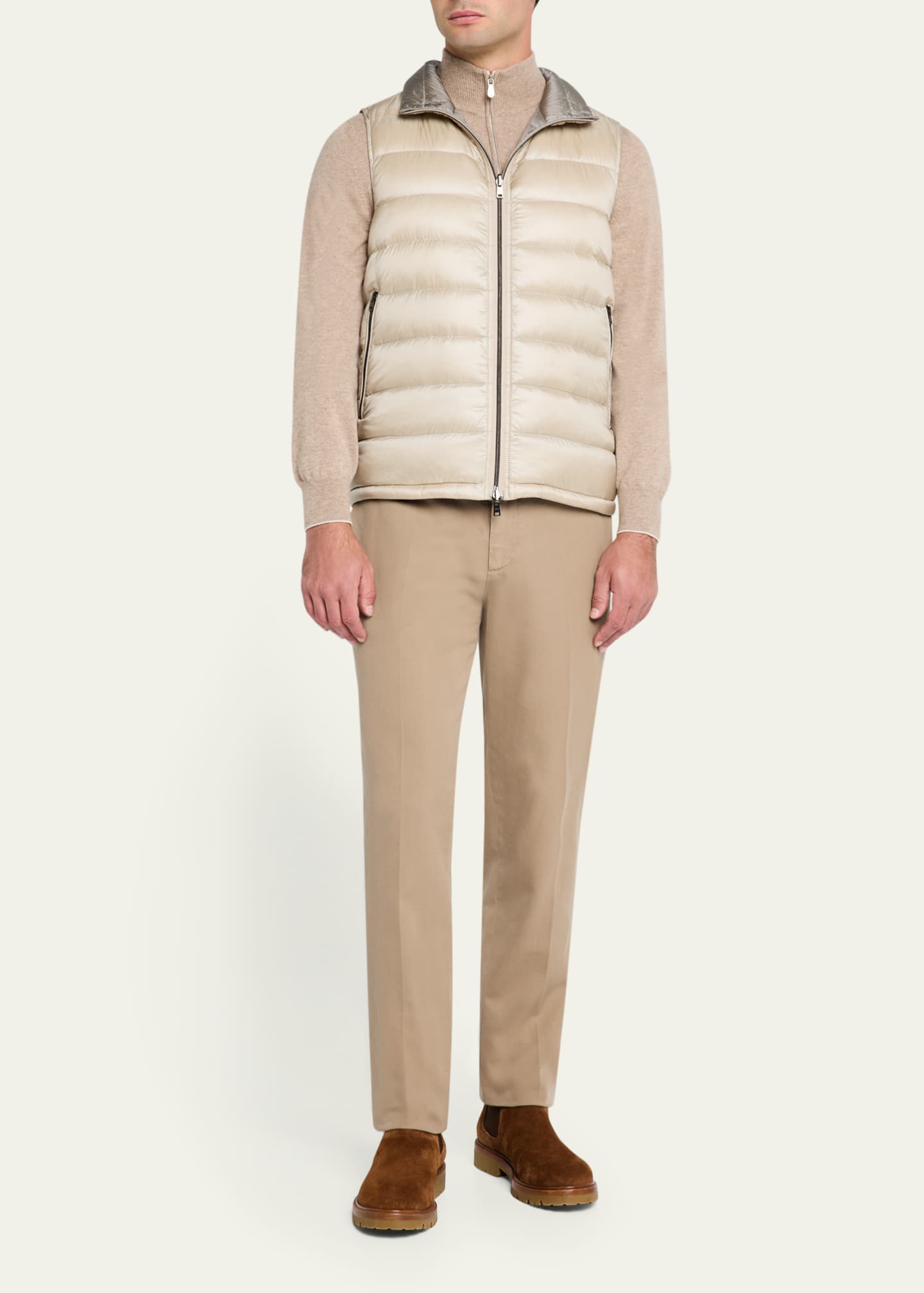 Herno Men's Reversible Down Nylon Vest Image 2 of 5