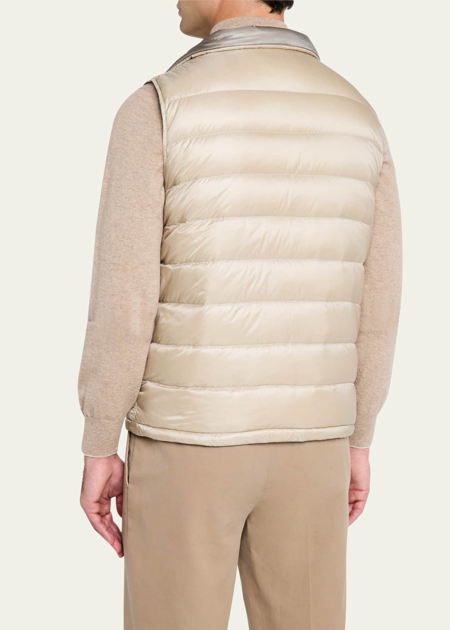 Herno Men's Reversible Down Nylon Vest Image 3 of 5