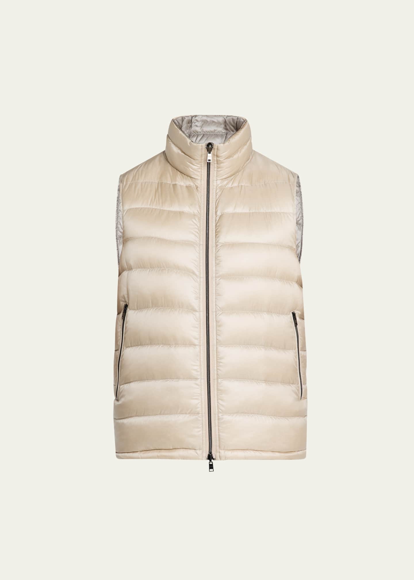 Herno Men's Reversible Down Nylon Vest Image 1 of 5