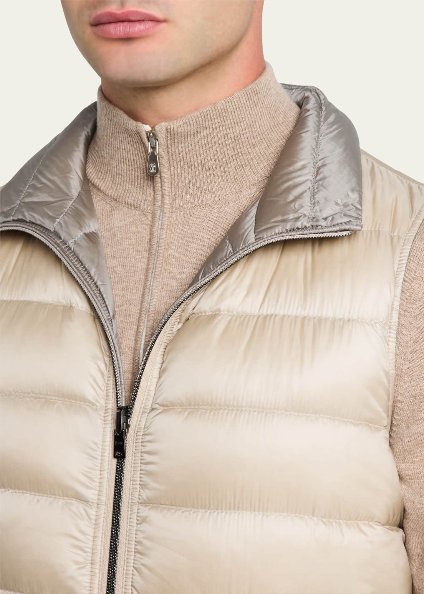 Herno Men's Reversible Down Nylon Vest Image 5 of 5