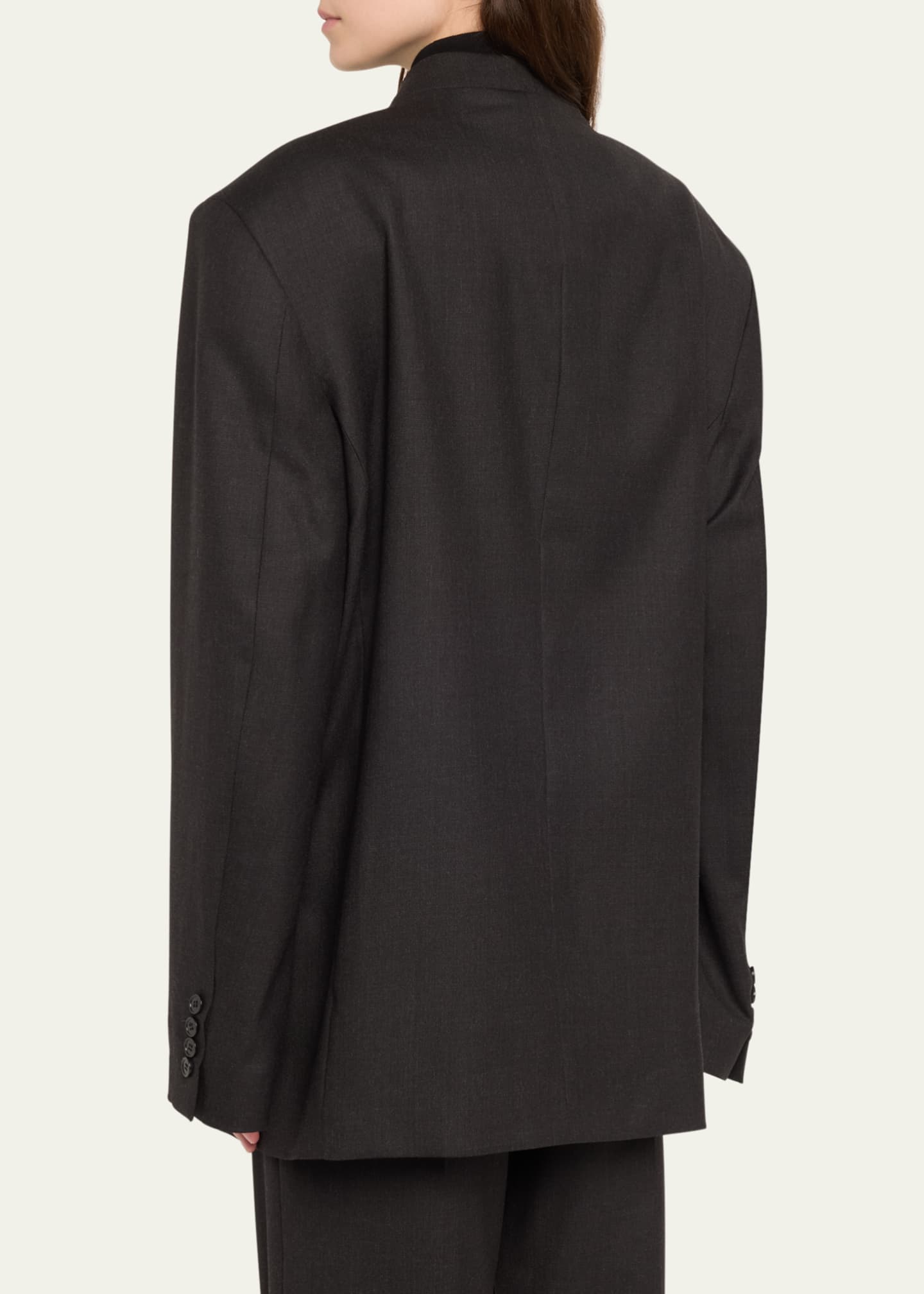 Marie Adam-Leenaerdt Pinched Mao Wool Jacket Image 3 of 5