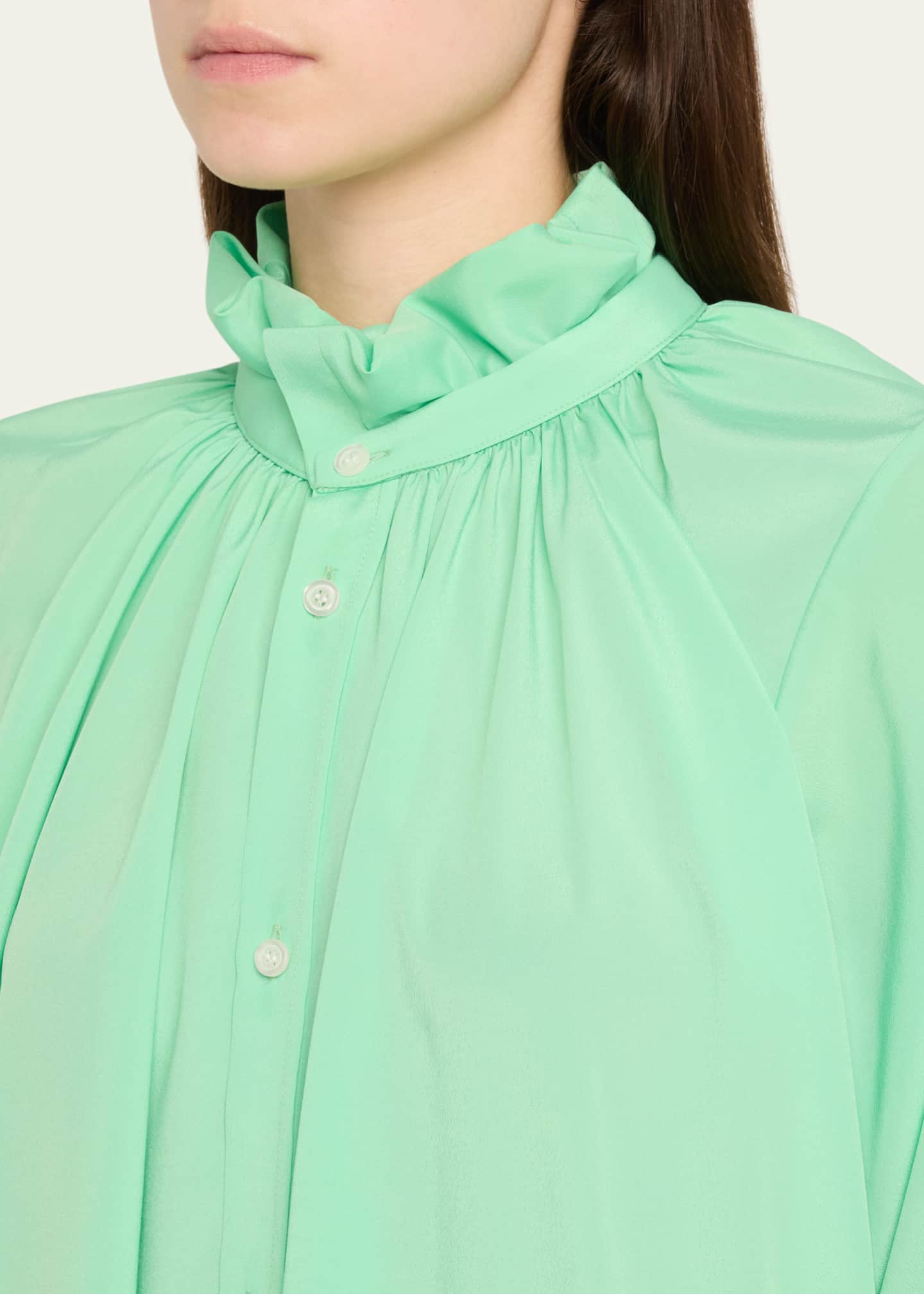 Marie Adam-Leenaerdt Ruffled Collar Blouse Image 5 of 5