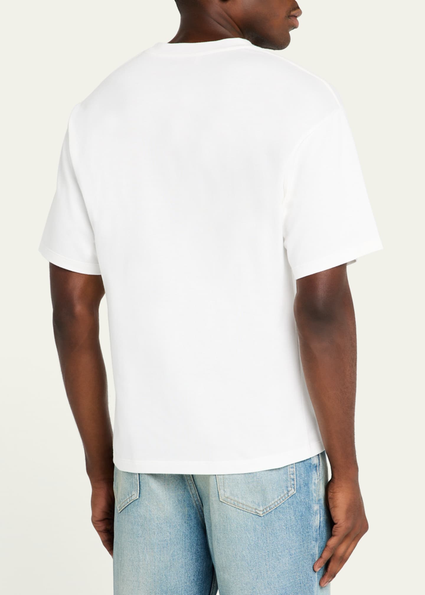 Saint Laurent Men's T-Shirt with Logo Patch Image 3 of 5