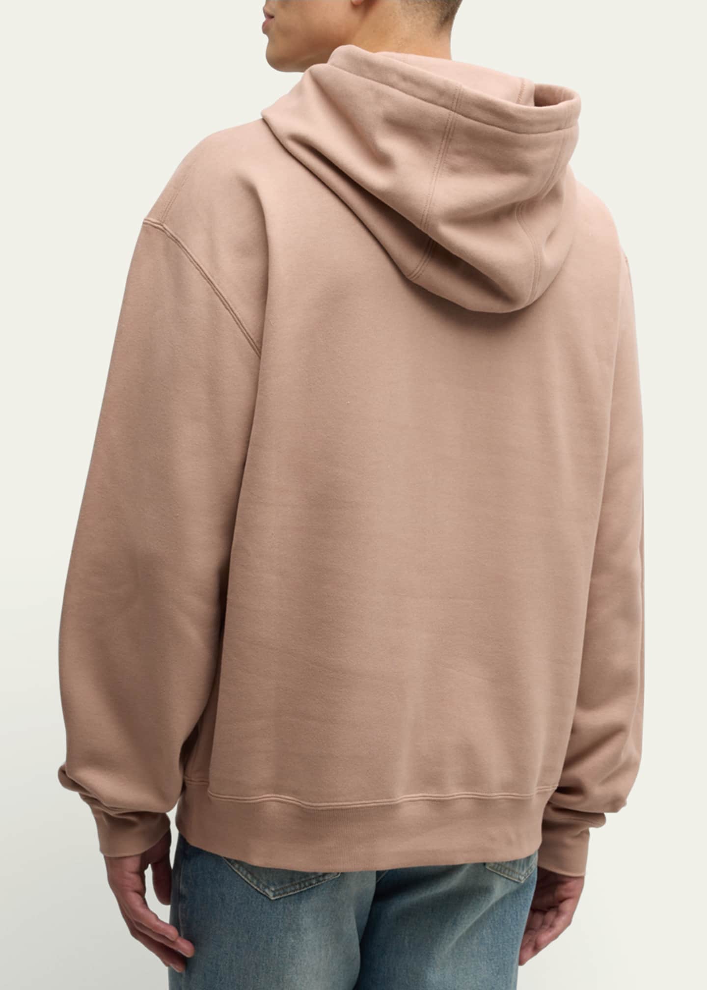 パーカー・フーディ Saint Laurent FW24 HOODIE LOGO PLAQUE (799171Y36SW 9950) Saint Laurent logo-print Cotton Hoodie | Yellow | FARFETCH