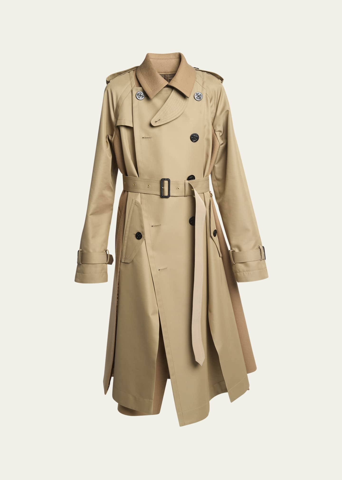 Sacai trench coat shop