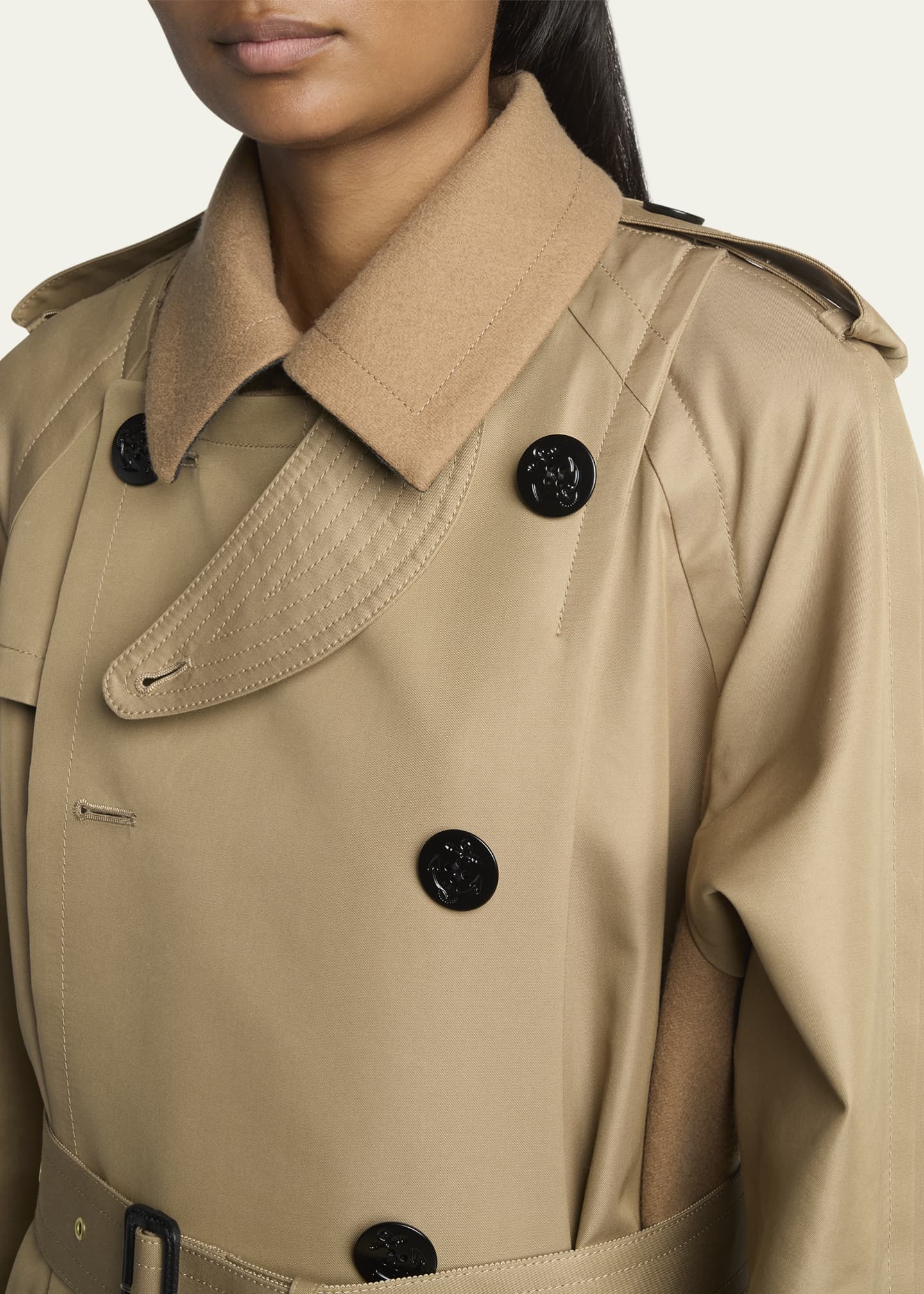Sacai trench coat 2025