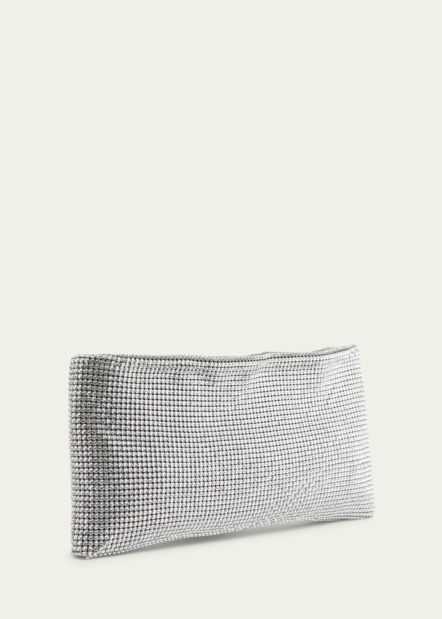 Christian Louboutin Maykimay Mesh Crystal Pouch Clutch Bag Image 2 of 3