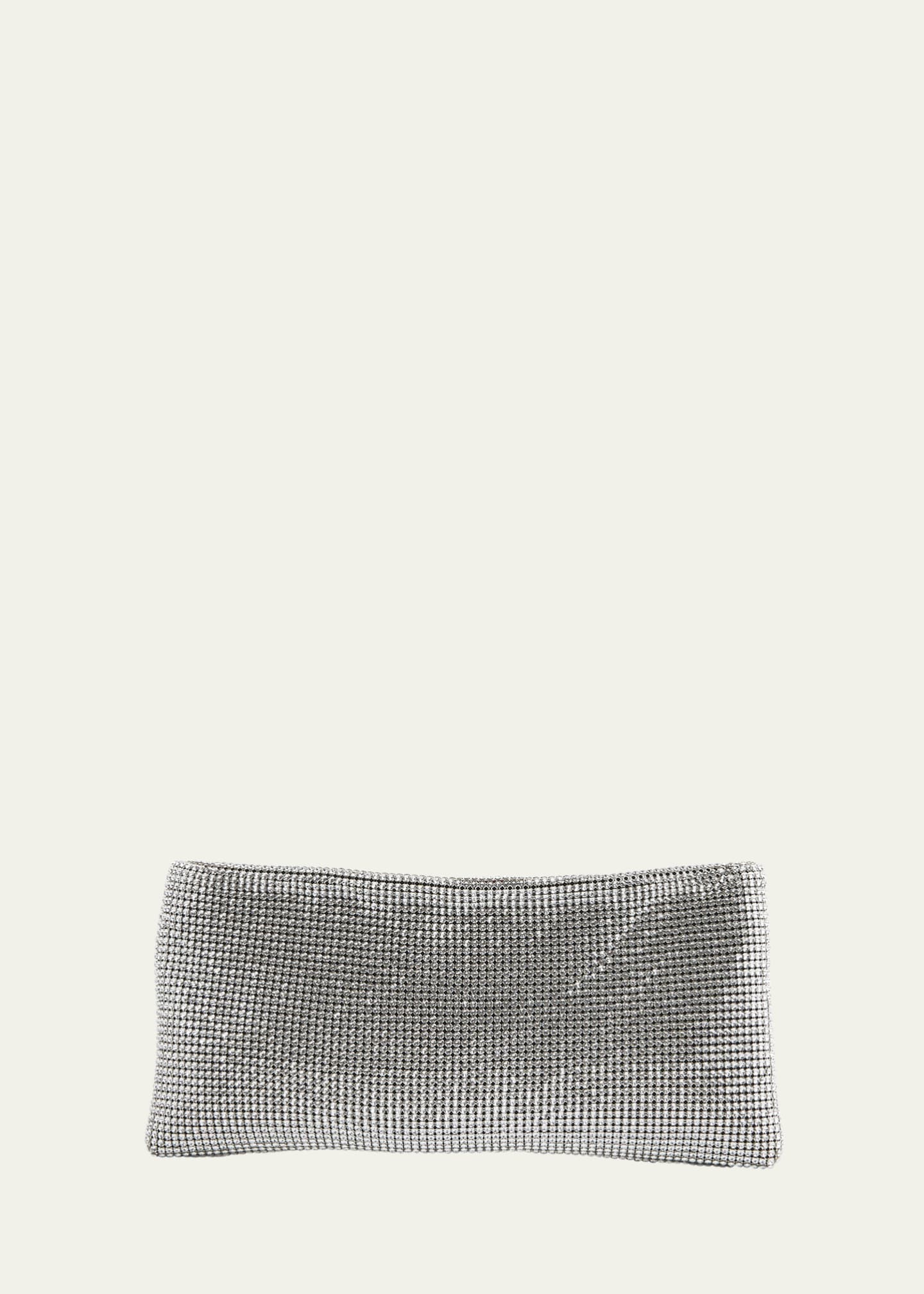 Christian Louboutin Maykimay Mesh Crystal Pouch Clutch Bag Image 1 of 3