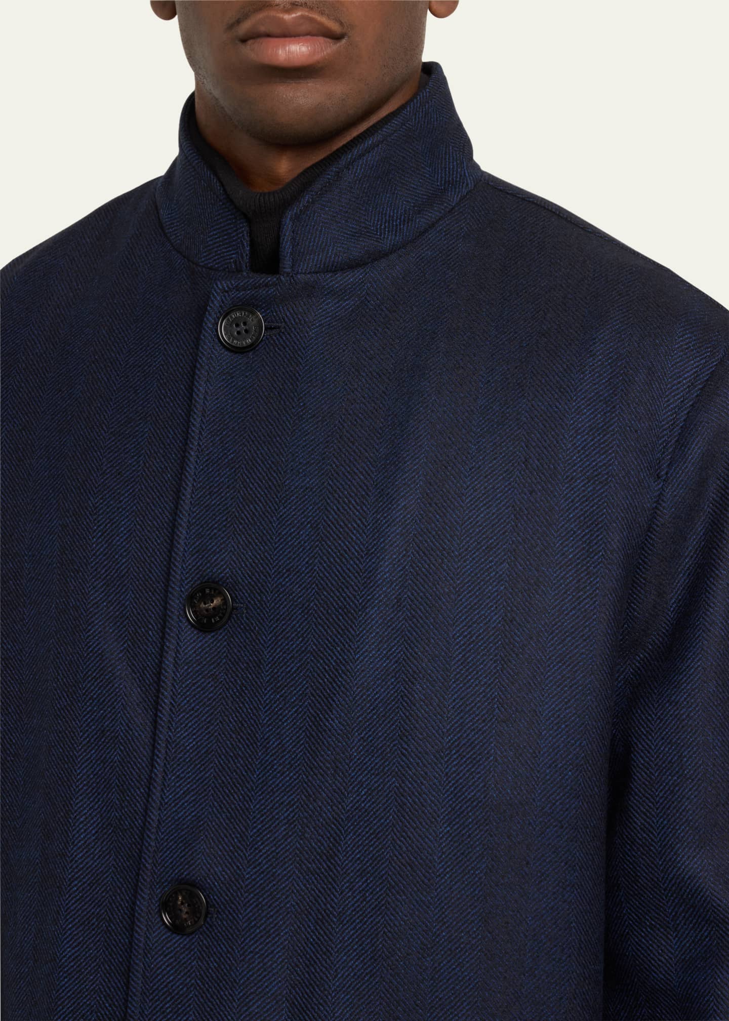 Baldassari Men's Wool Double-Face Jacket Image 5 of 5
