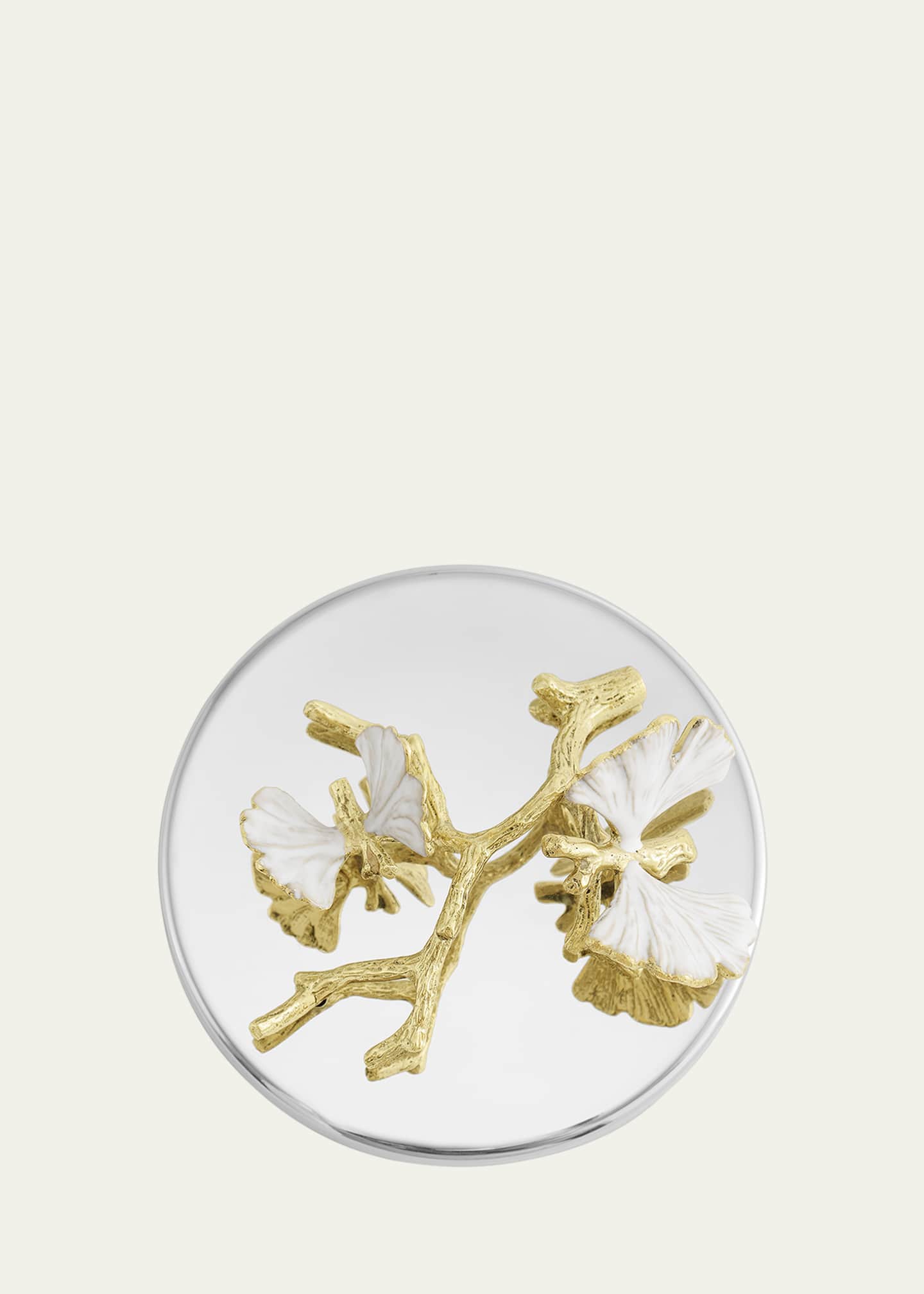 Michael Aram Butterfly Ginkgo White & Gold Candle Image 4 of 4