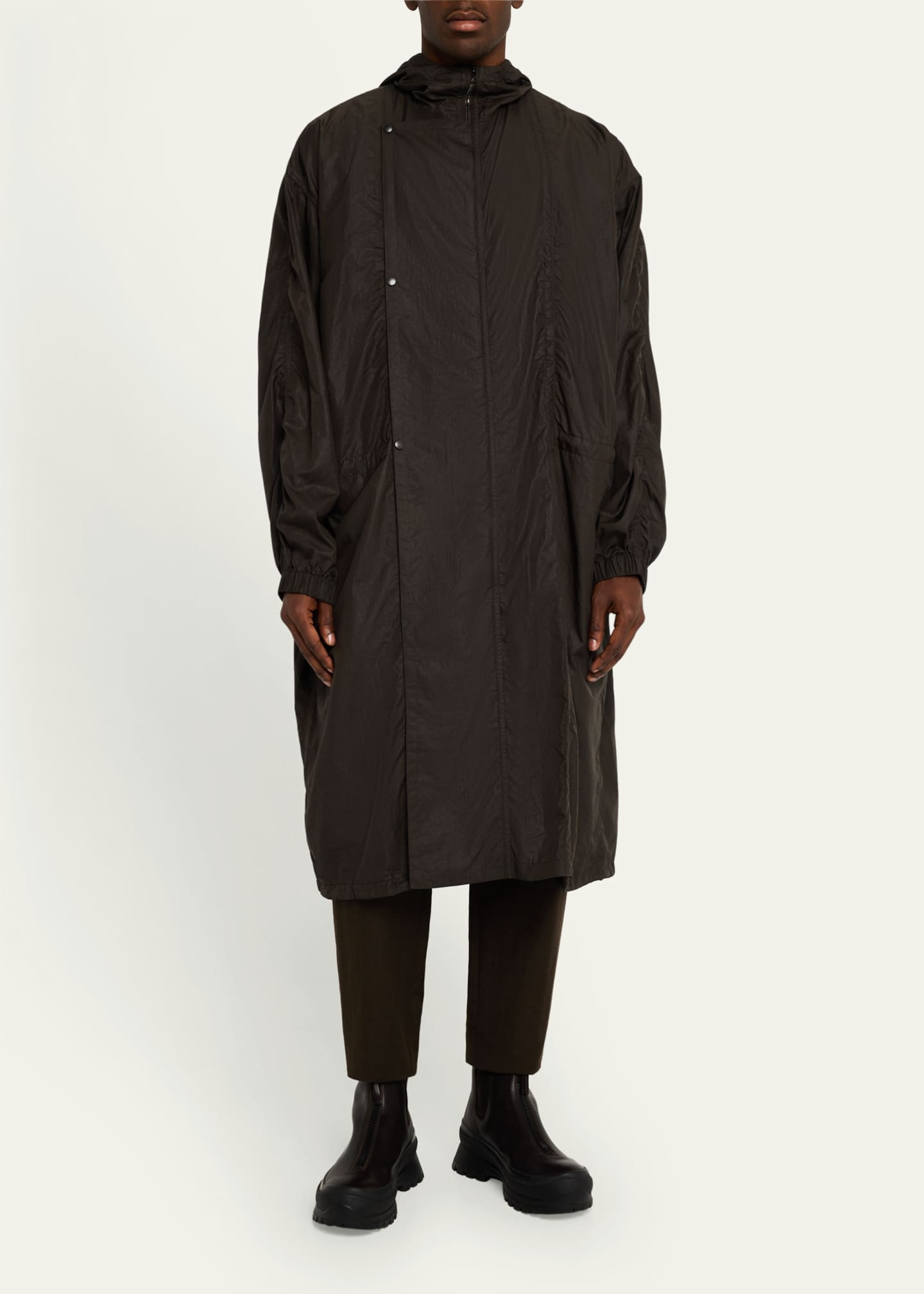 LEMAIRE Men's Lightweight Nylon Parka Image 4 of 5