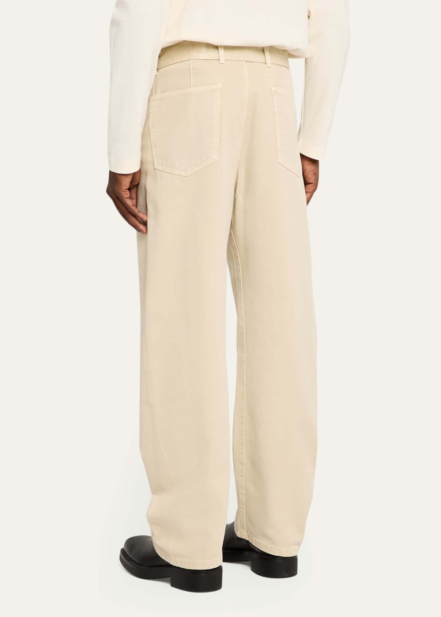 LEMAIRE Men's Twisted Jeans with Self Belt Image 3 of 5