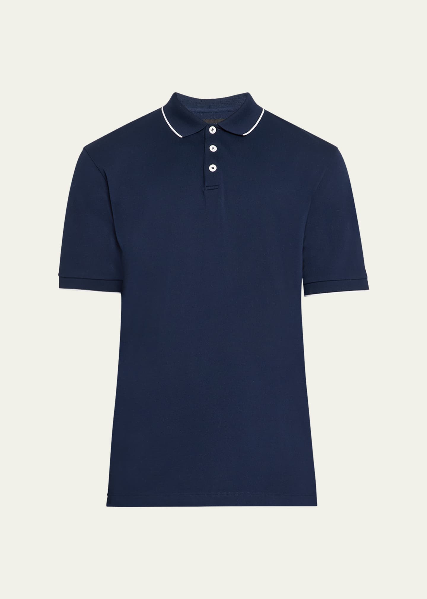 Giorgio Armani Men's Tipped Polo Shirt Image 1 of 5