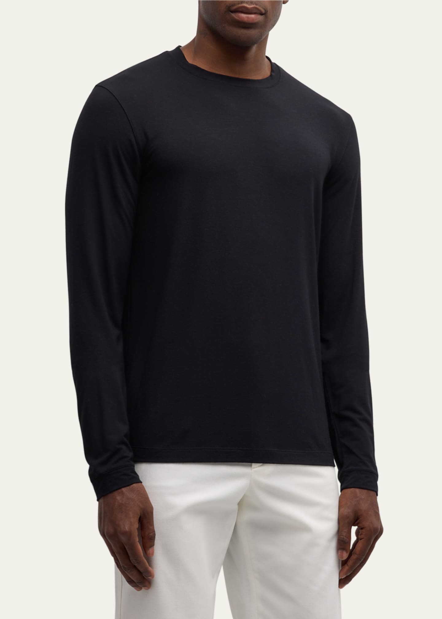 Giorgio Armani Men's Mr. Armani Solid T-Shirt Image 4 of 5