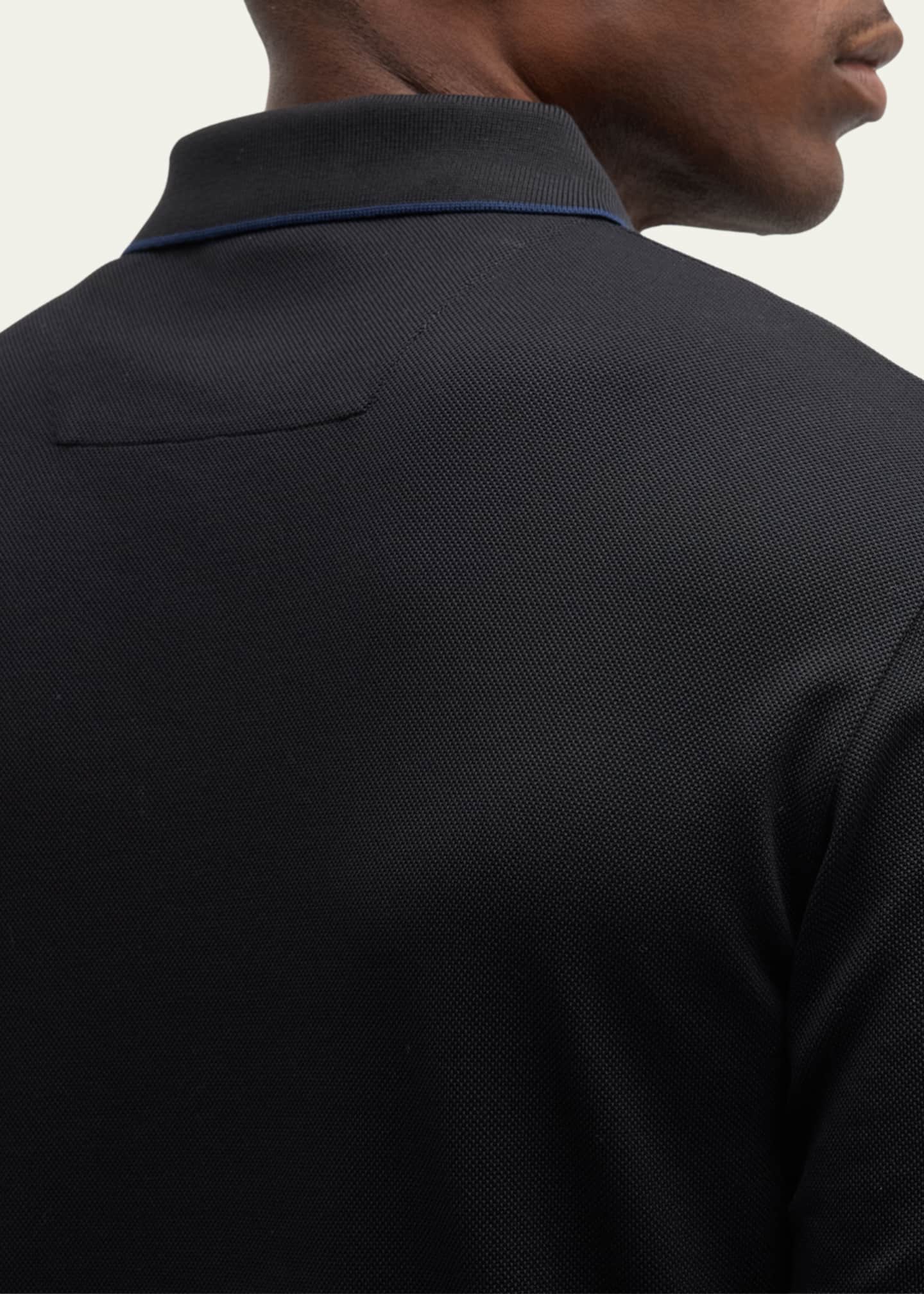 Giorgio Armani Men's Tipped Polo Shirt Image 5 of 5